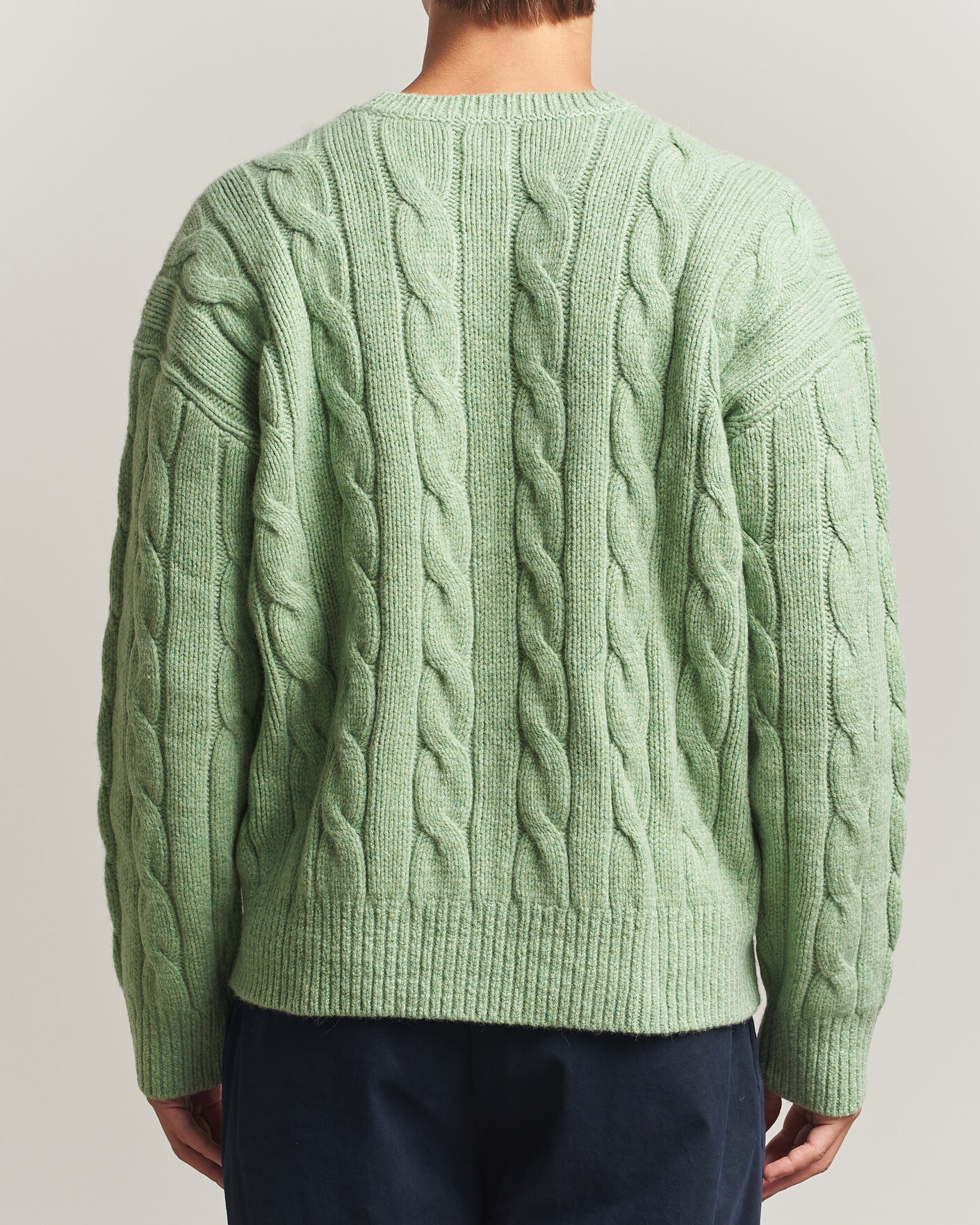 Herre | Gensere | Polo Ralph Lauren | Exploded Cabel Sweater Sprouting Green