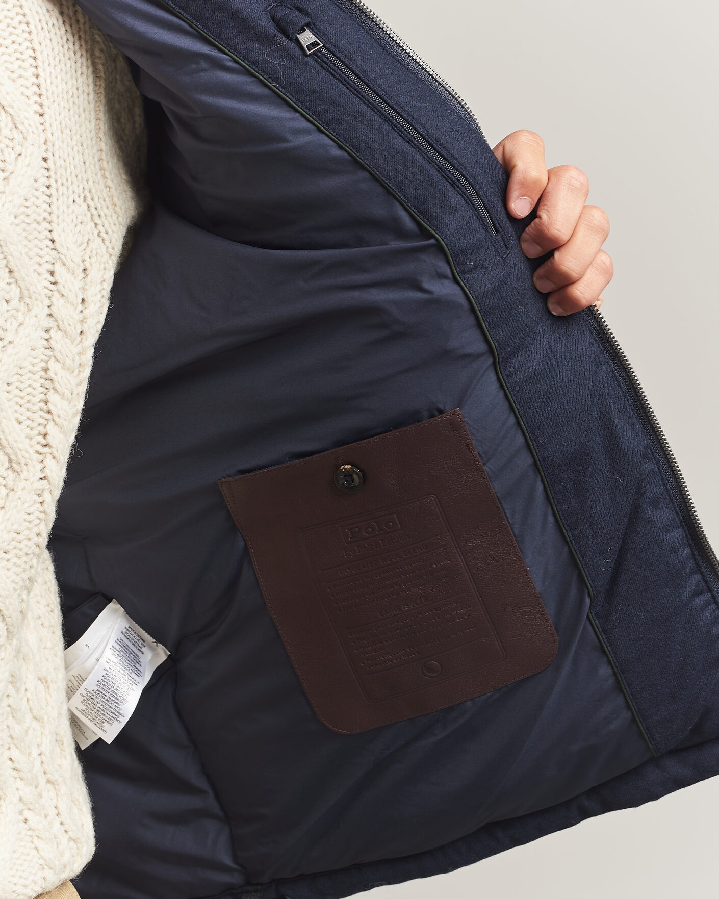 Herre | Jakker | Polo Ralph Lauren | Woven Puffer Jacket Collection Navy