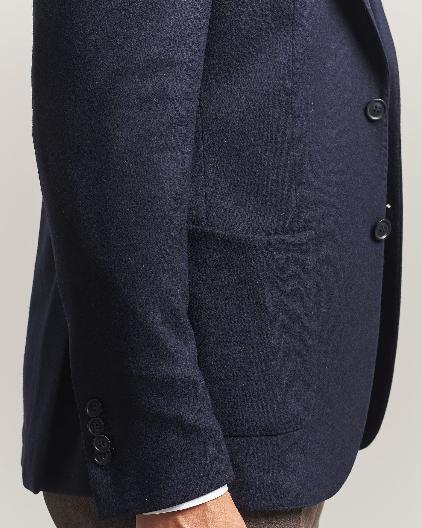Herre | Dressjakker | Morris | Wool Jersey Blazer Navy