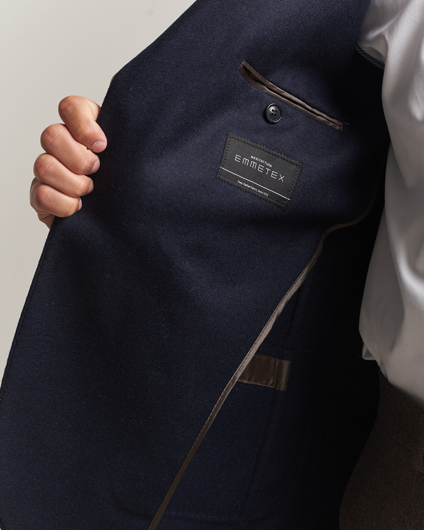 Herre | Dressjakker | Morris | Wool Jersey Blazer Navy