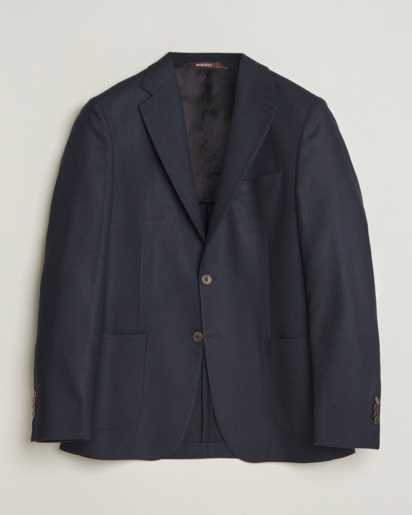 Herre | Dressjakker | Morris | Flannel Suit Blazer Navy