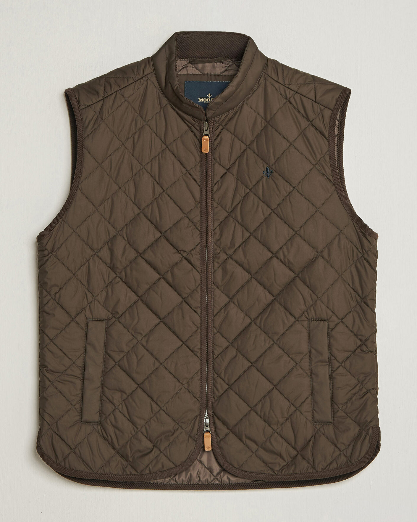 Herre | Vester | Morris | Teddy Quilted Vest Brown