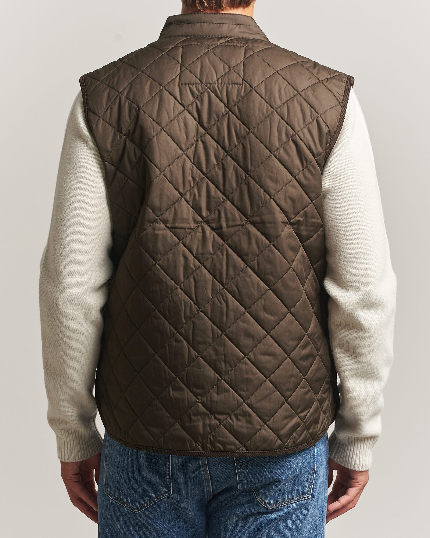 Herre | Vester | Morris | Teddy Quilted Vest Brown