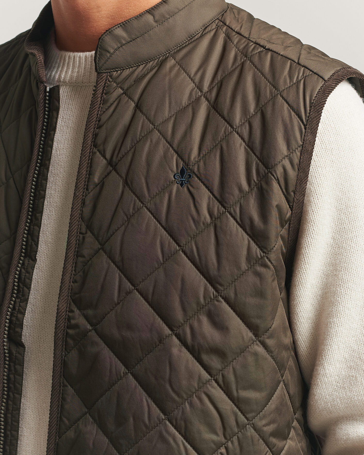 Herre | Vester | Morris | Teddy Quilted Vest Brown