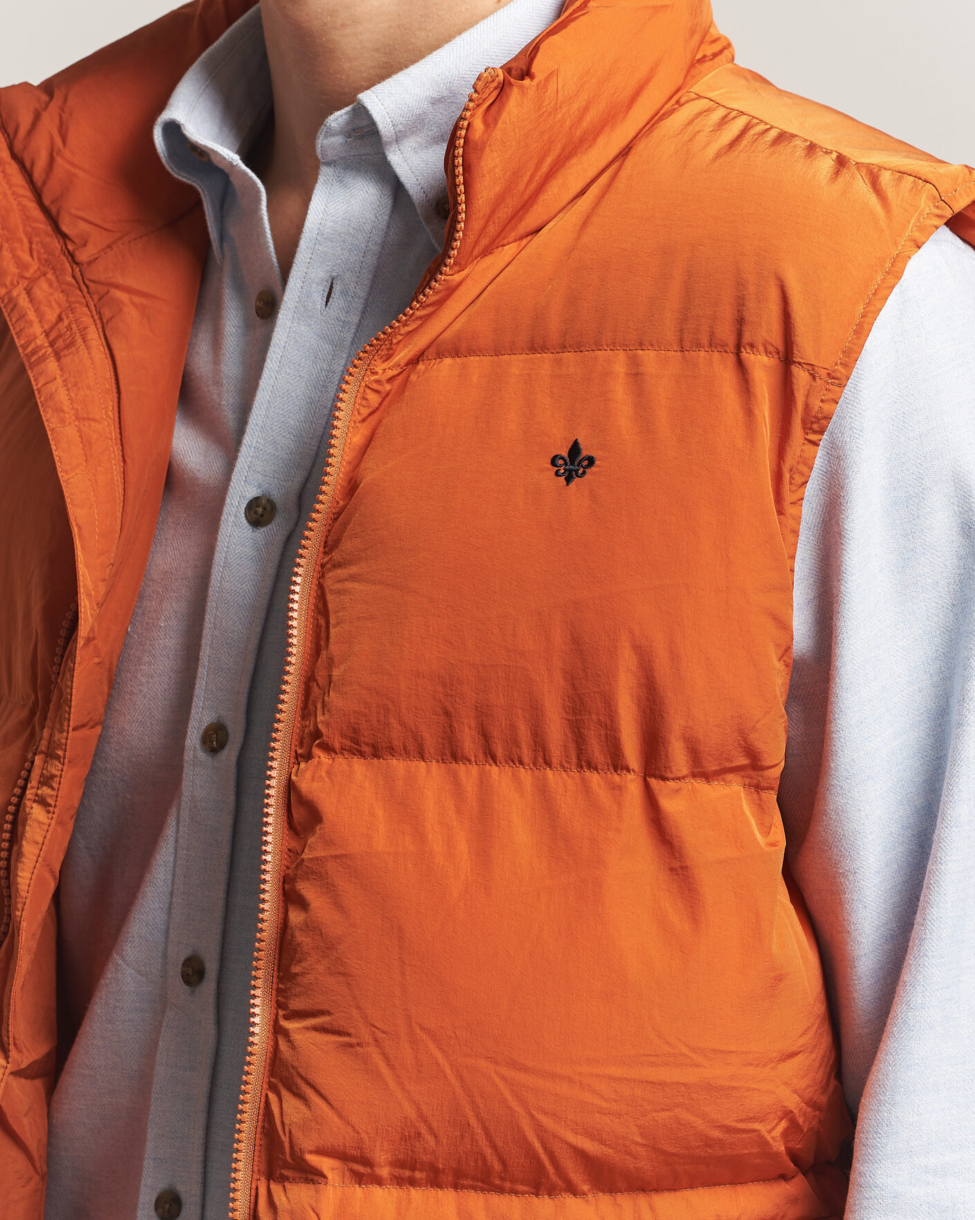 Herre | Vester | Morris | Lennox Puffer Vest Orange
