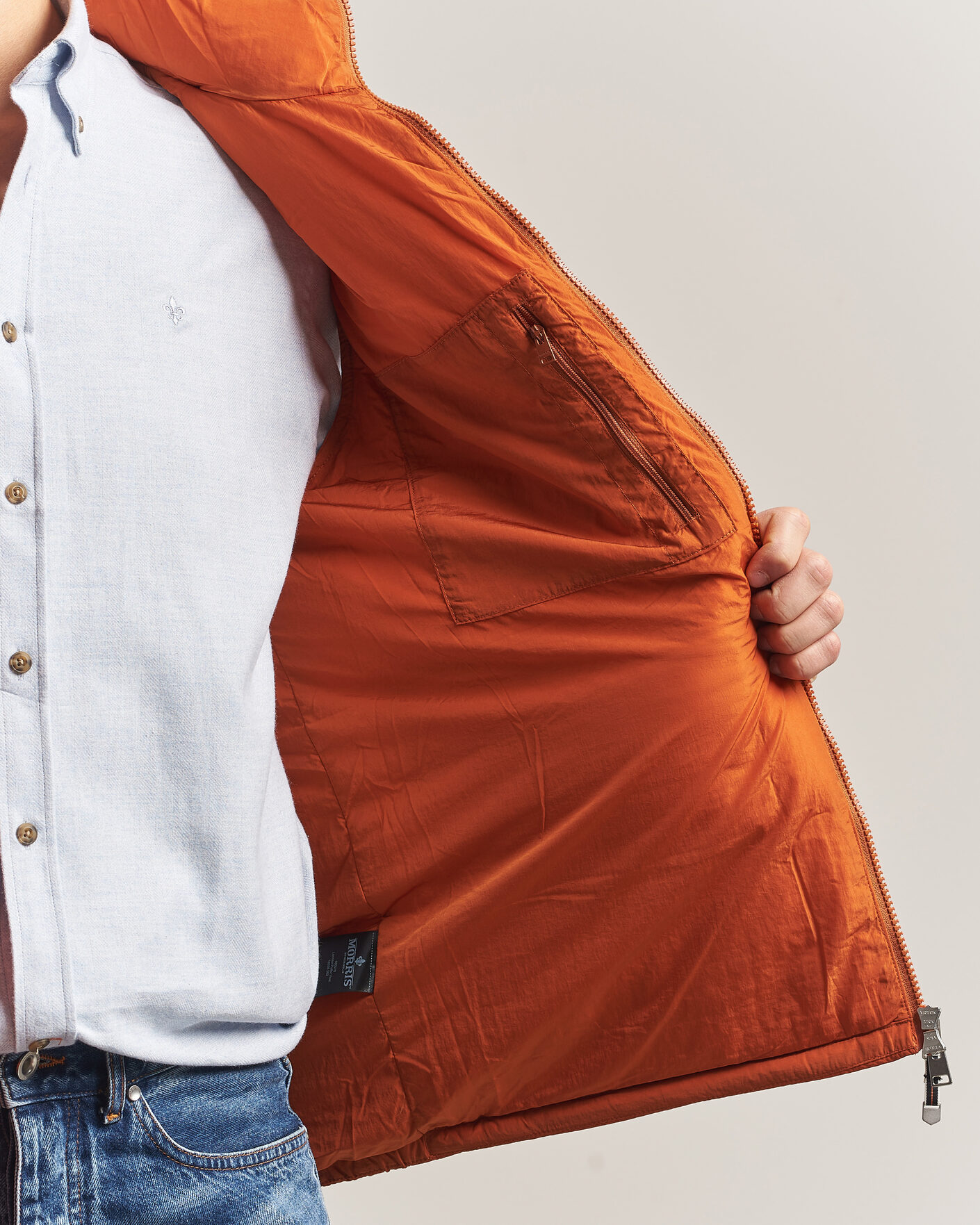Herre | Vester | Morris | Lennox Puffer Vest Orange