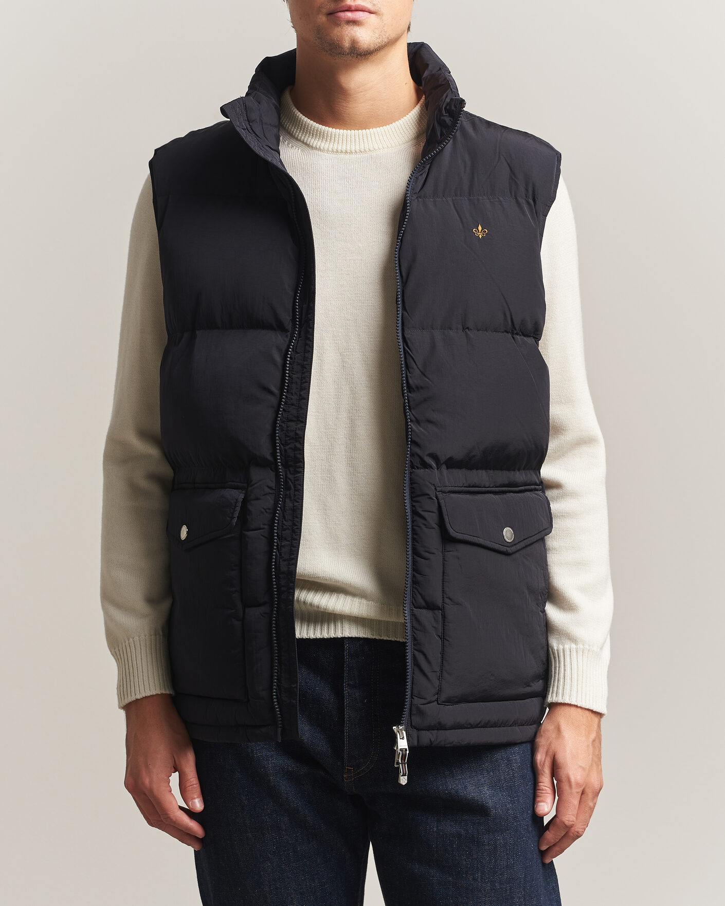 Herre | Vester | Morris | Lennox Puffer Vest Blue