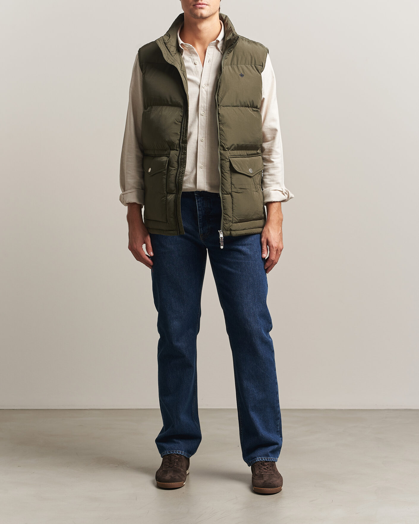 Herre | Vester | Morris | Lennox Puffer Vest Olive