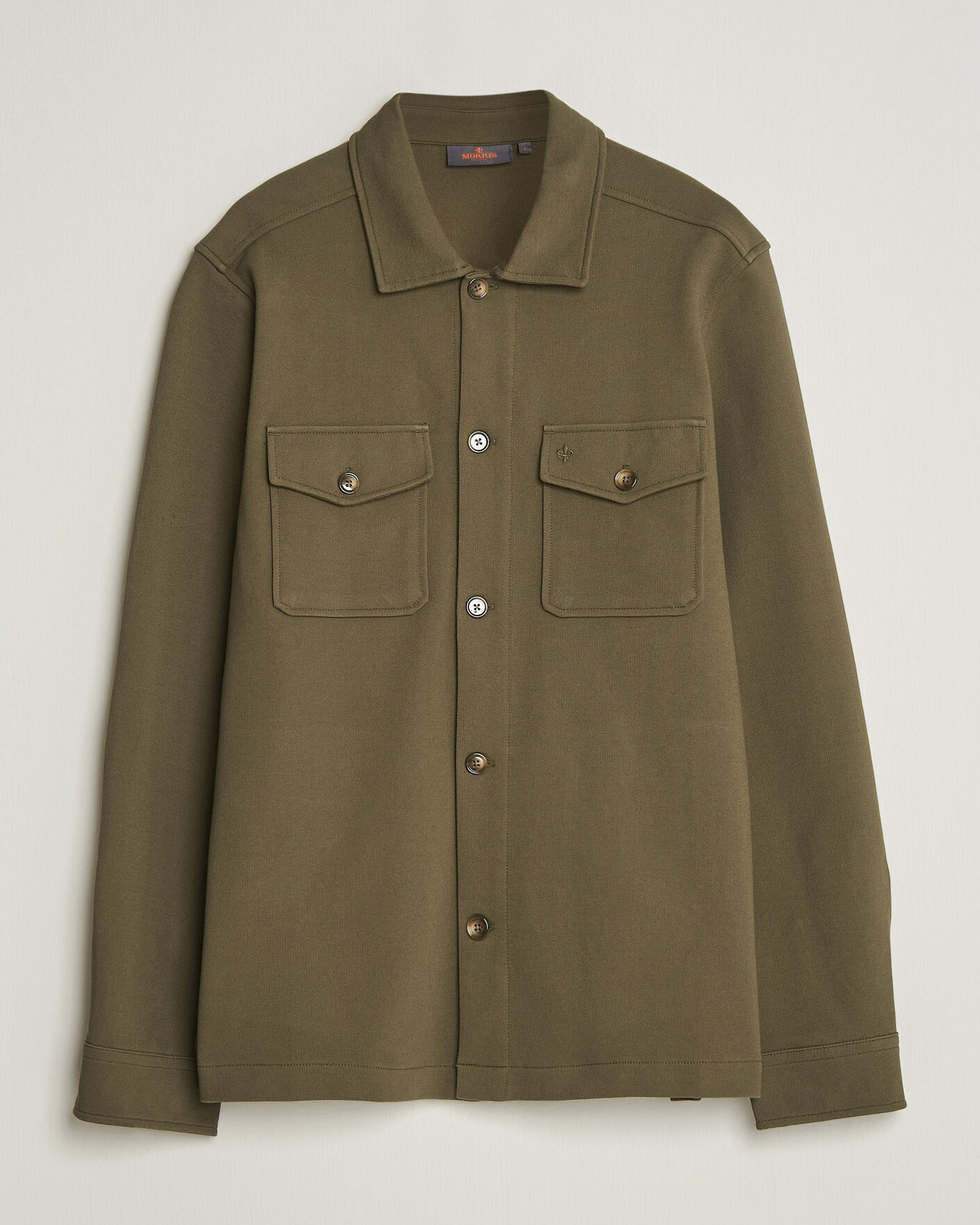 Herre | Skjorter | Morris | Andrew Jersey Overshirt Olive