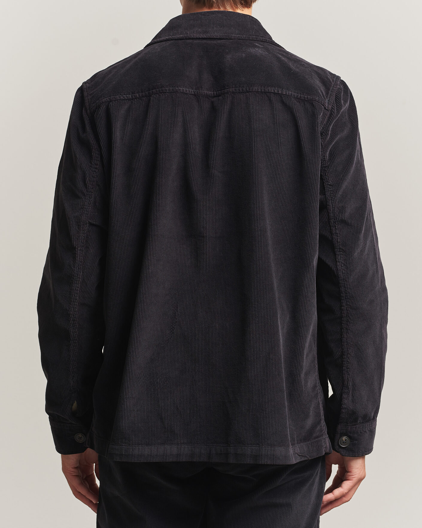 Herre | Skjorter | Morris | Fenix Cord Shirt Jacket Blue