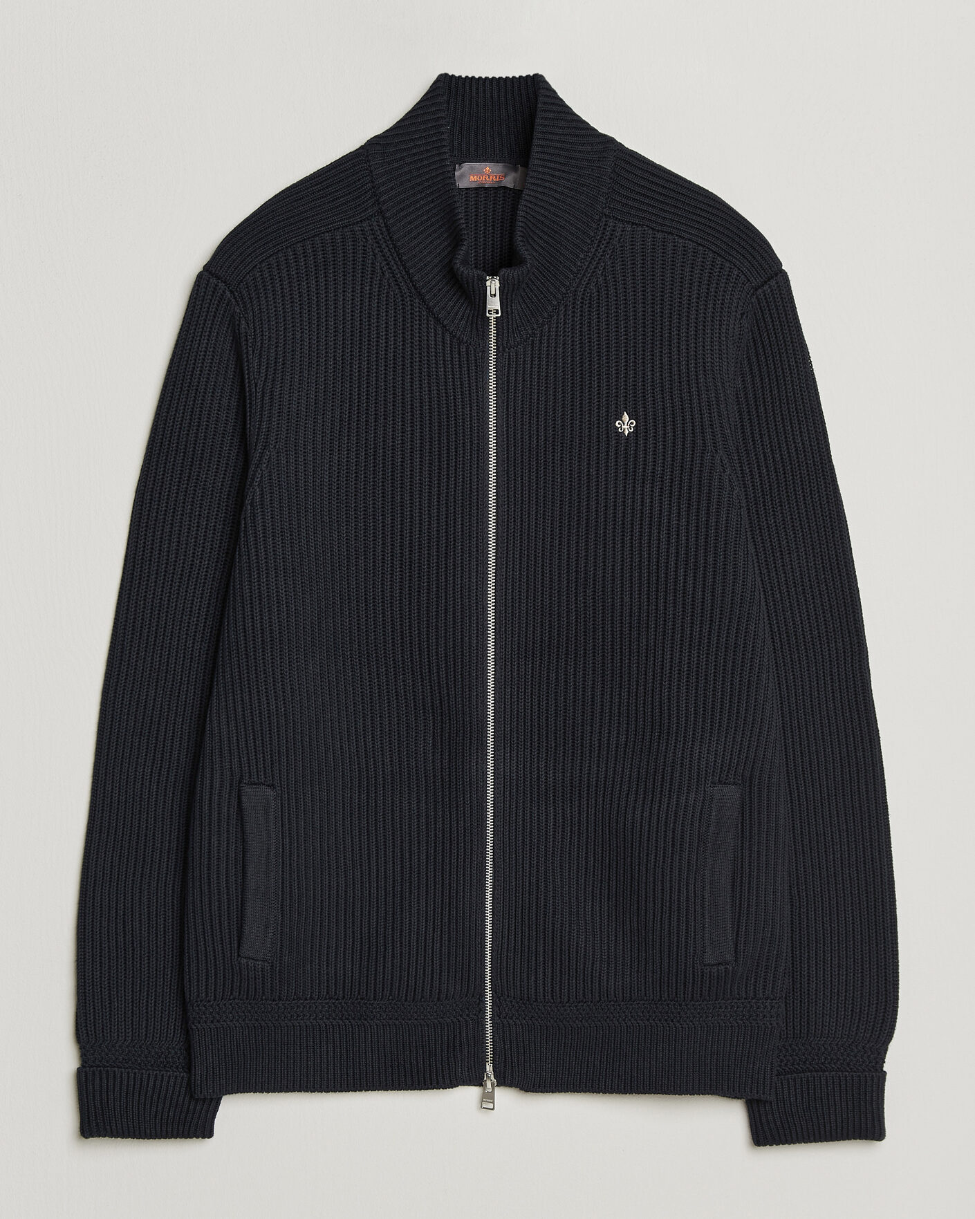Herre | Gensere | Morris | Duncan Zip Cardigan Old Blue