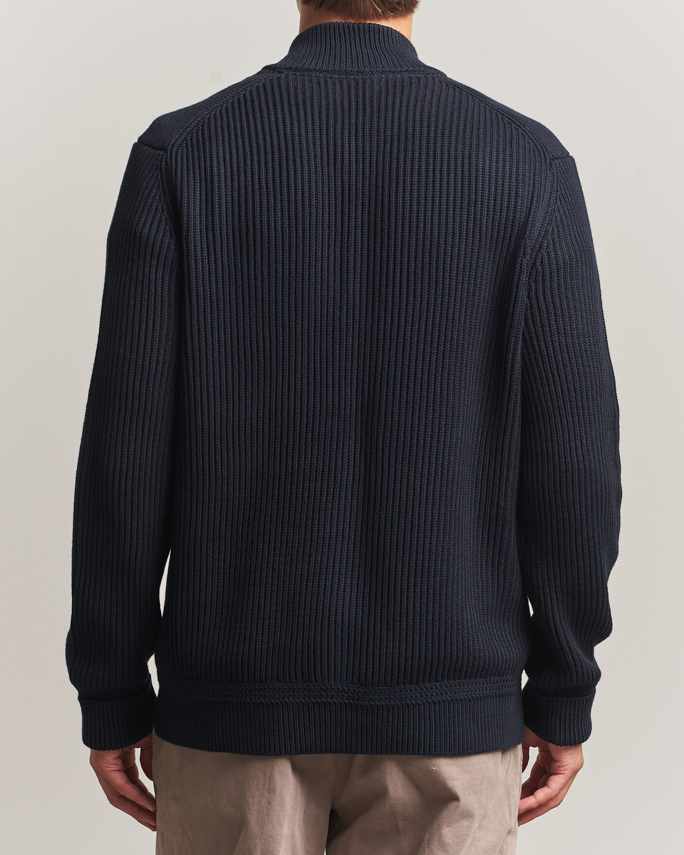 Herre | Gensere | Morris | Duncan Zip Cardigan Old Blue