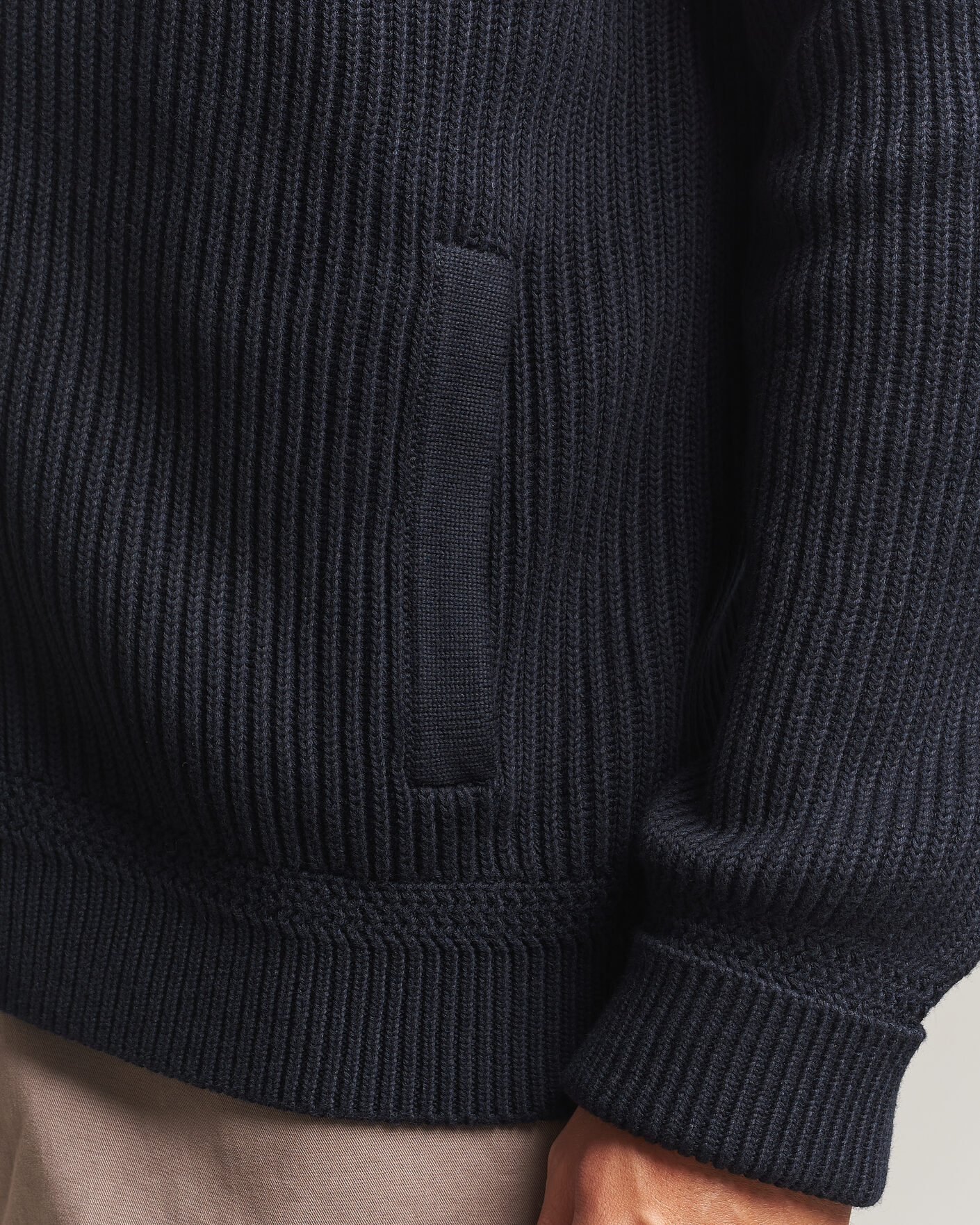Herre | Gensere | Morris | Duncan Zip Cardigan Old Blue
