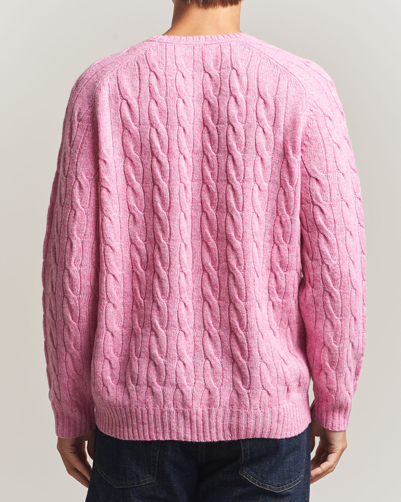 Herre | Gensere | Morris | Archard Cable Sweater Pink