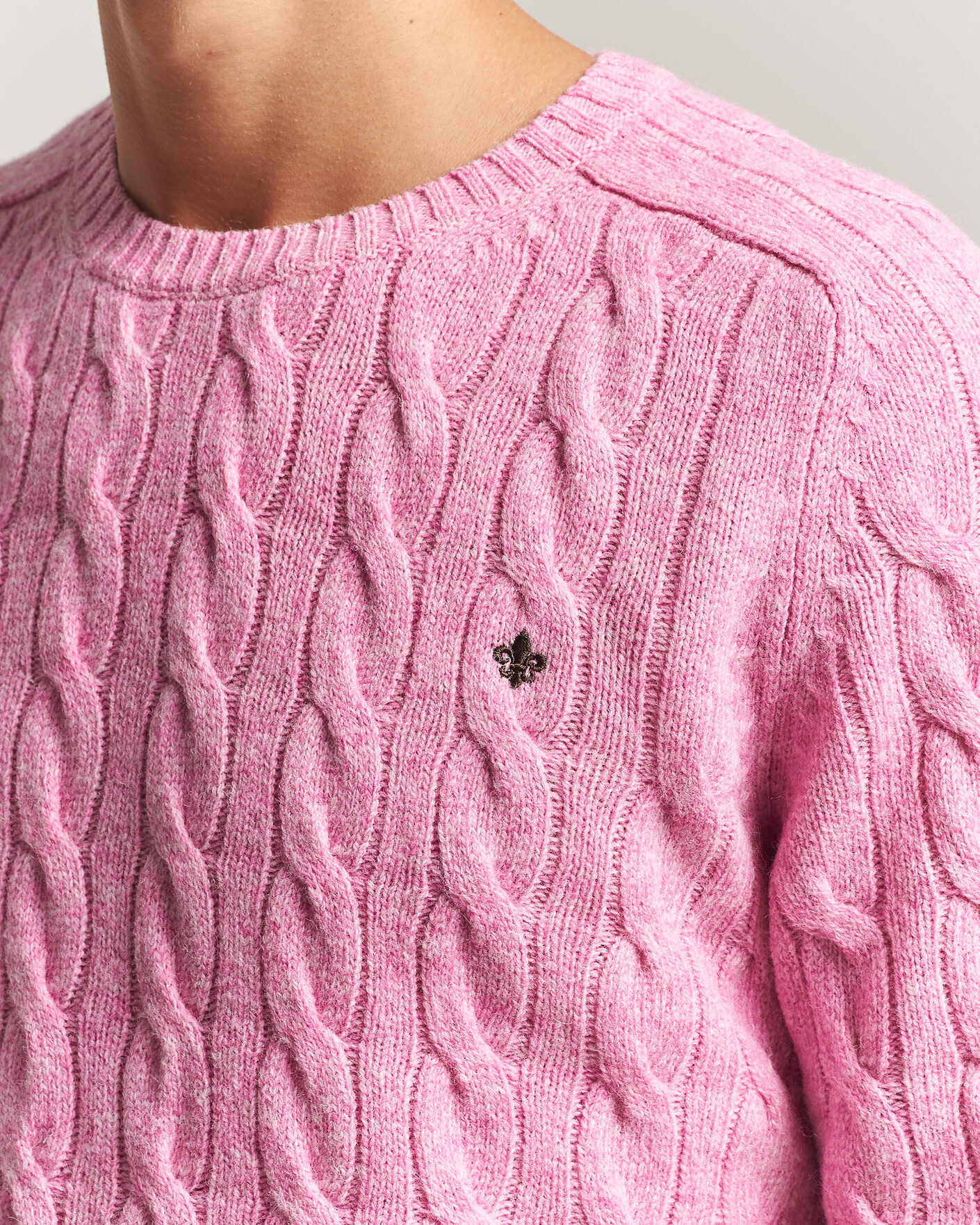 Herre | Gensere | Morris | Archard Cable Sweater Pink