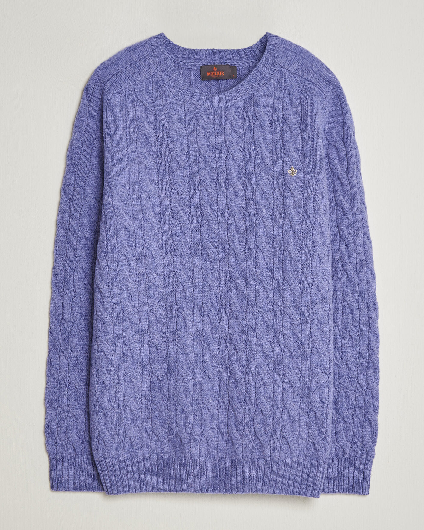 Herre | Gensere | Morris | Archard Cable Sweater Purple