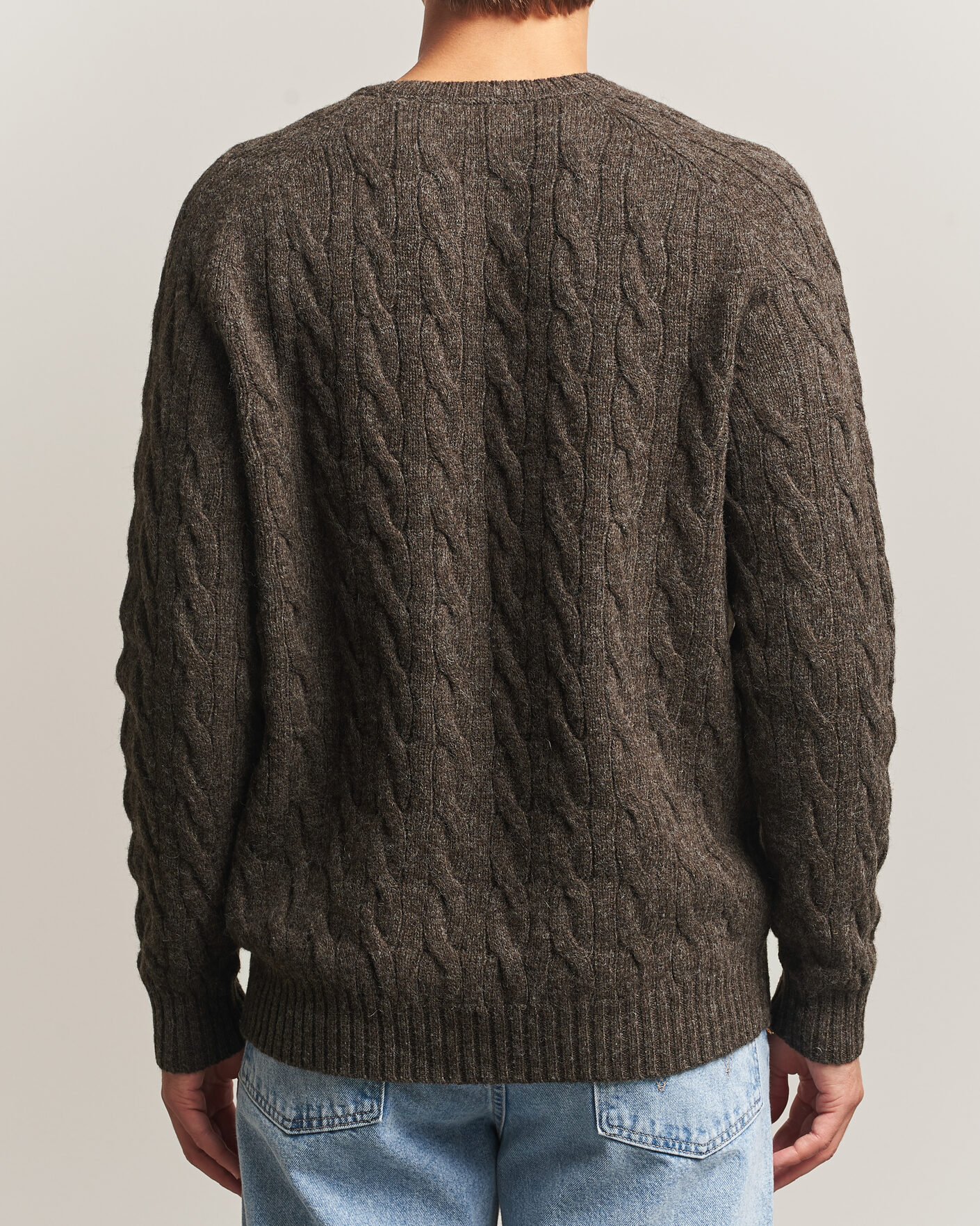 Herre | Gensere | Morris | Archard Cable Sweater Brown