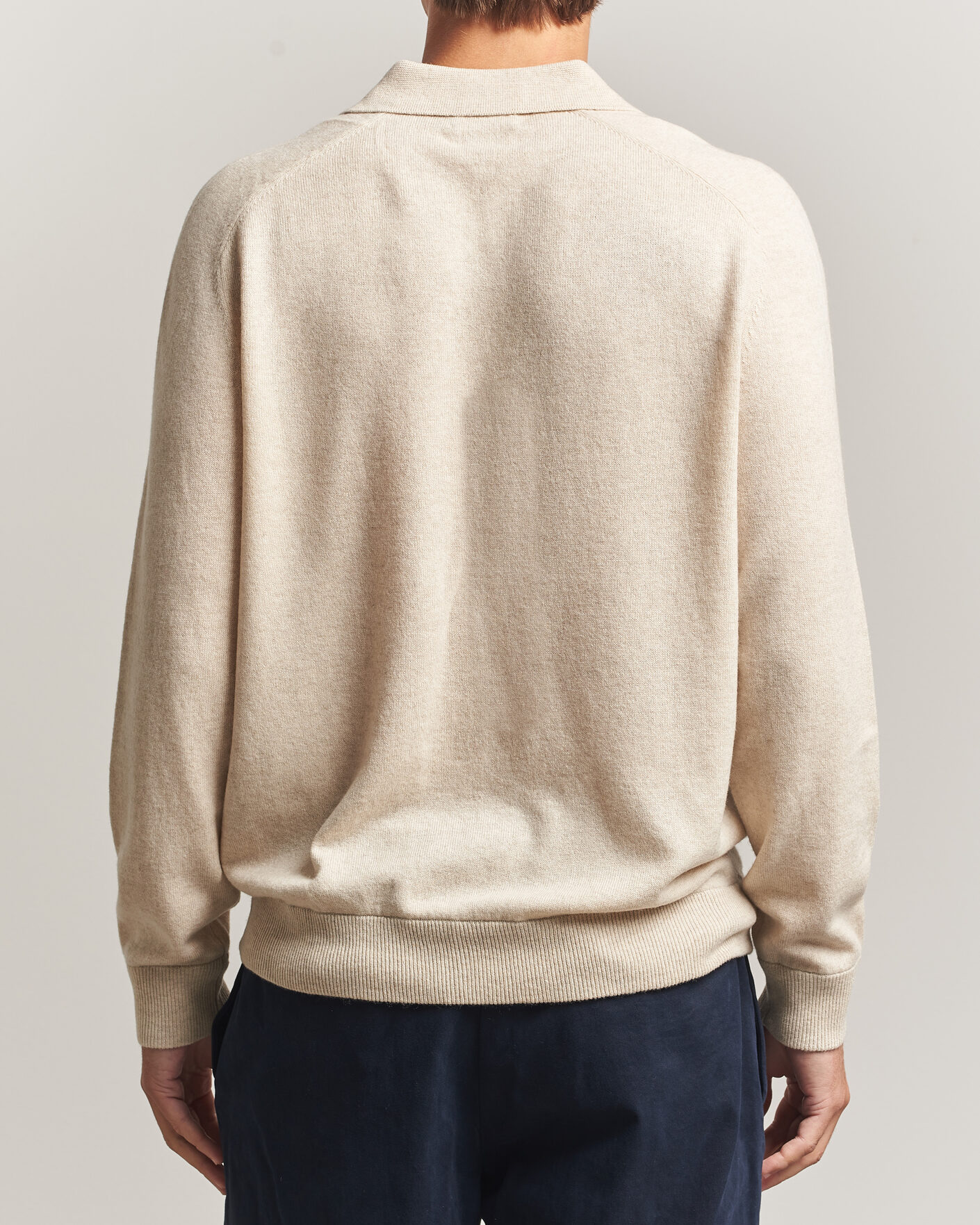 Herre | Gensere | Morris | Wilfred Cashmere Resort Polo Off White