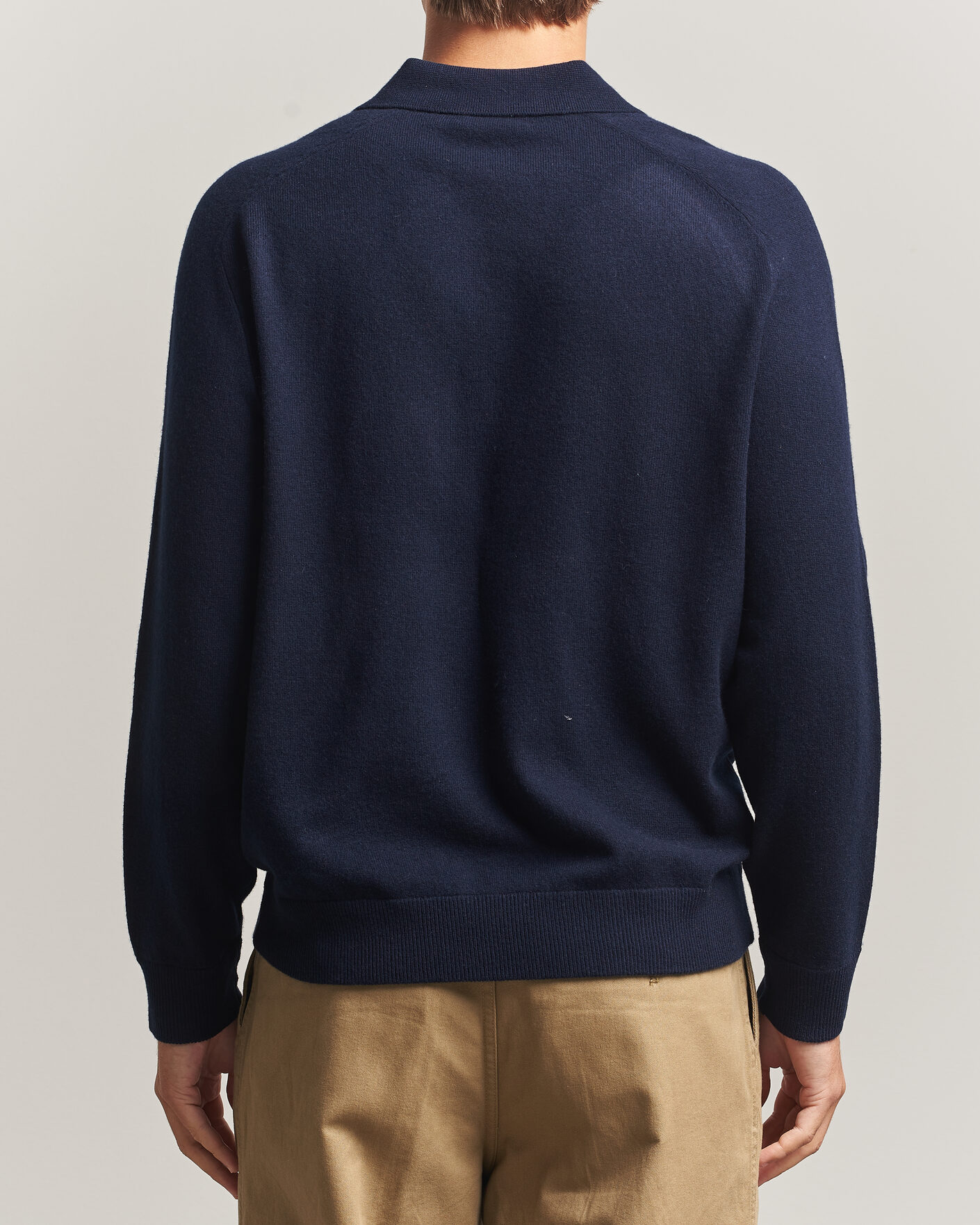 Herre | Gensere | Morris | Wilfred Cashmere Resort Polo Navy