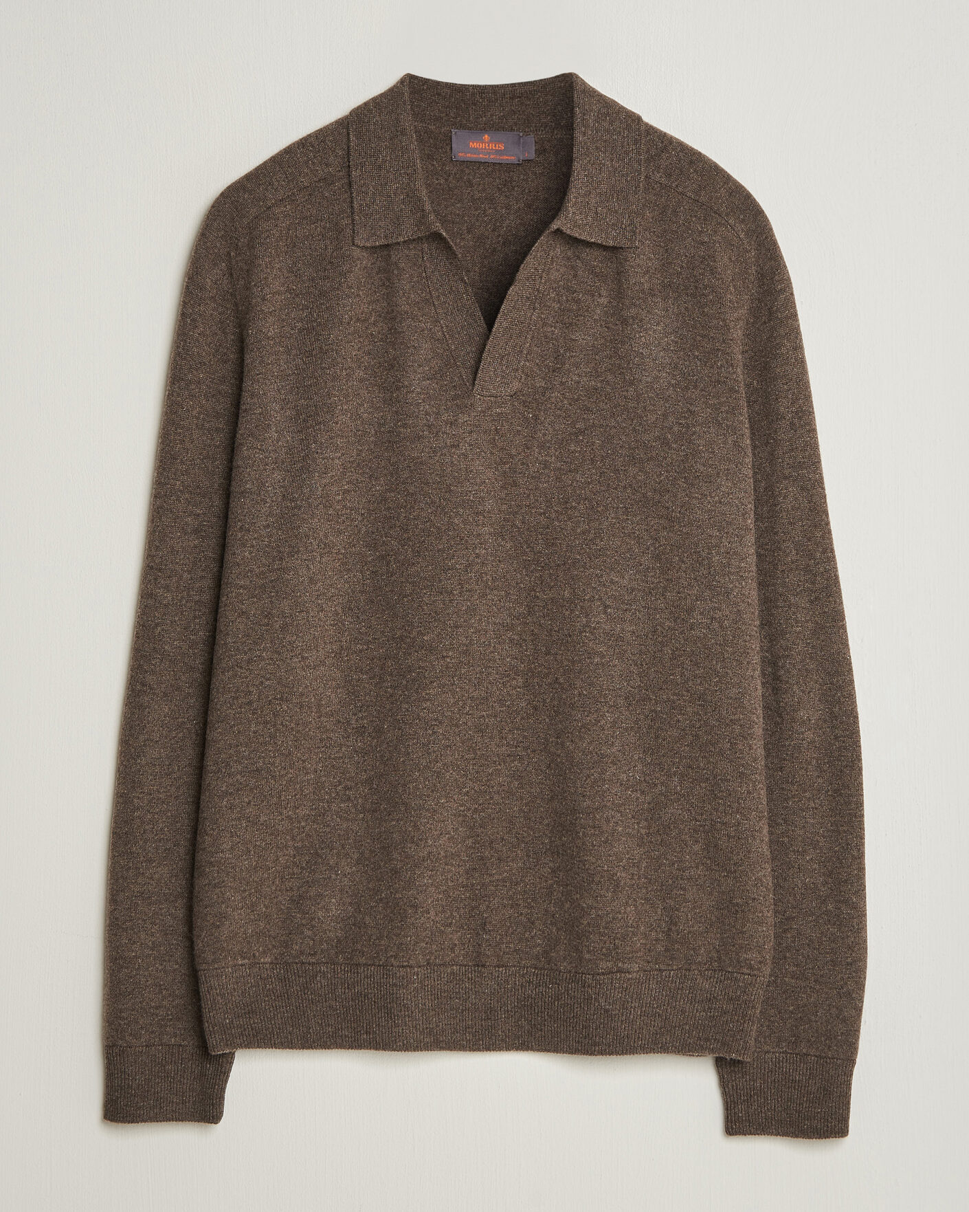 Herre | Gensere | Morris | Wilfred Cashmere Resort Polo Brown