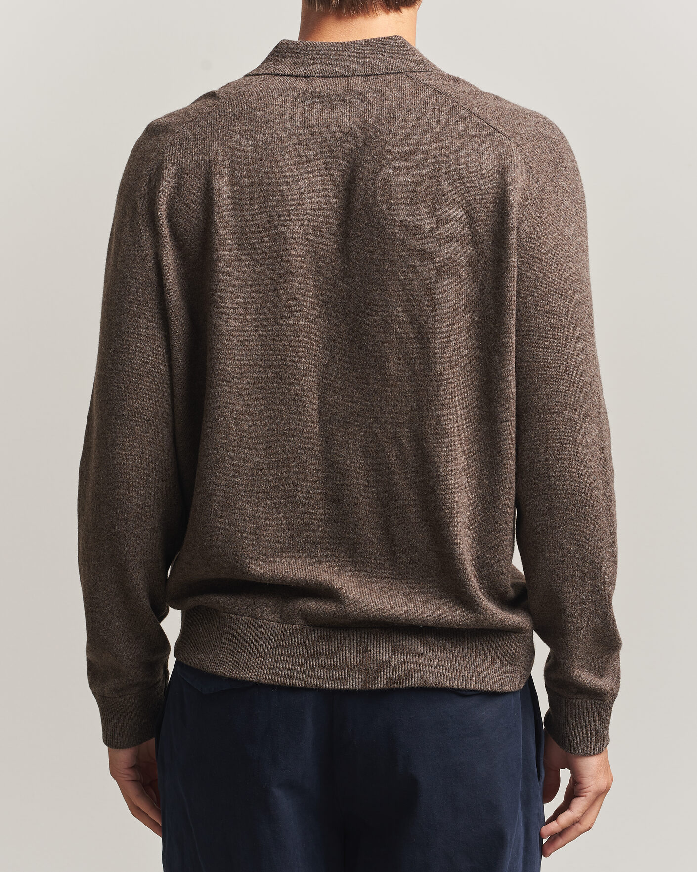 Herre | Gensere | Morris | Wilfred Cashmere Resort Polo Brown