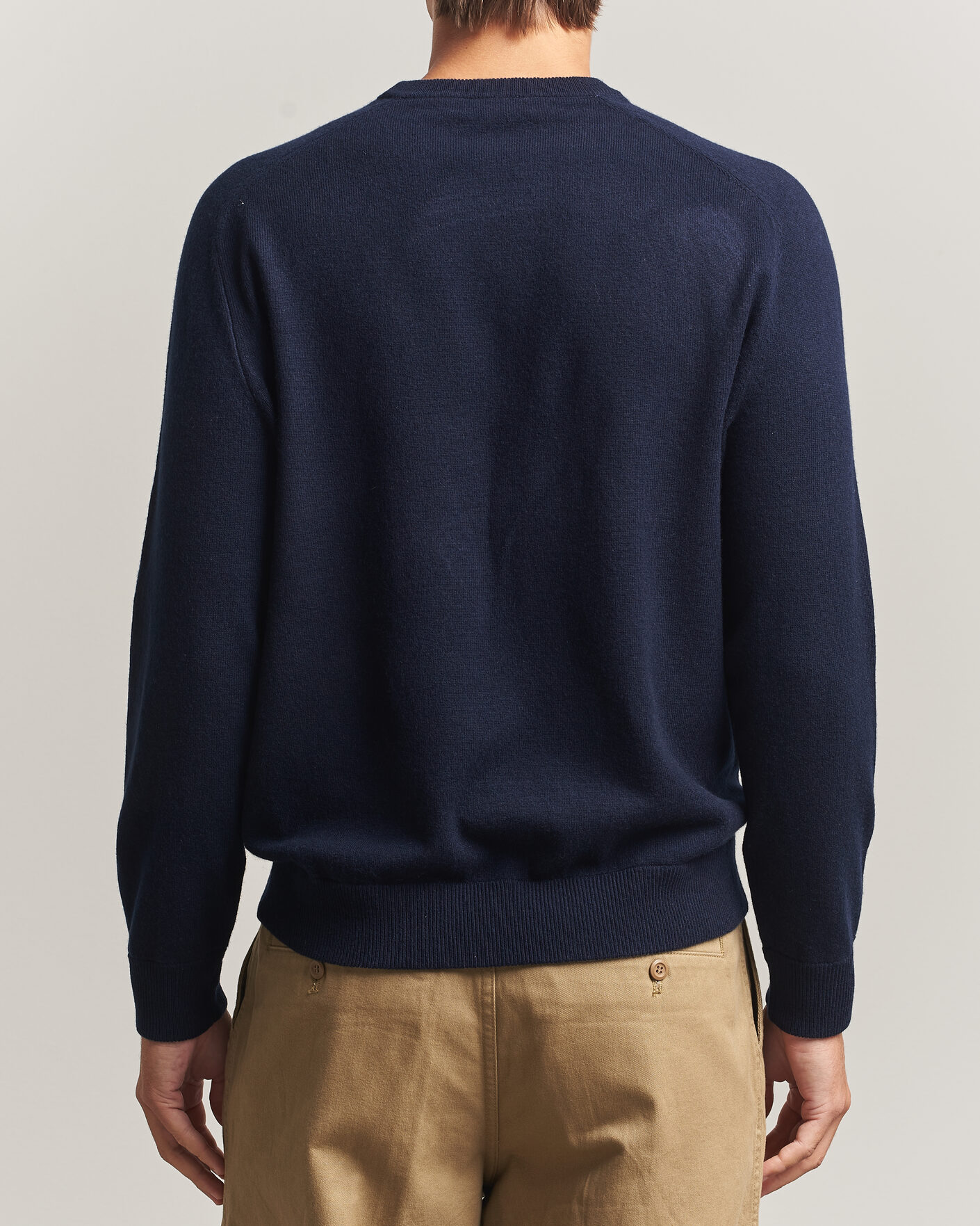 Herre | Gensere | Morris | Wilfred Cashmere O-Neck Navy