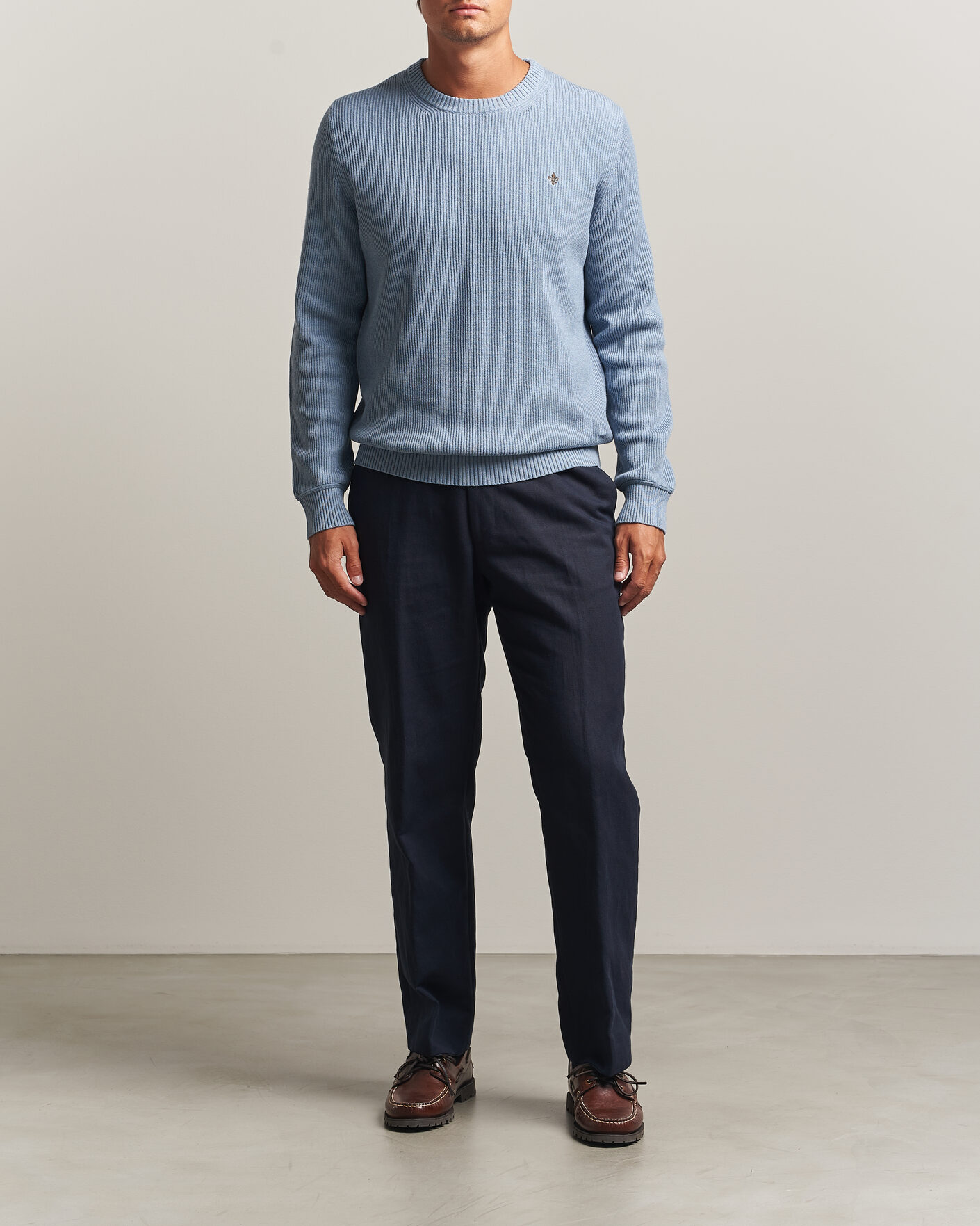 Herre | Gensere | Morris | Colin O-Neck Light Blue