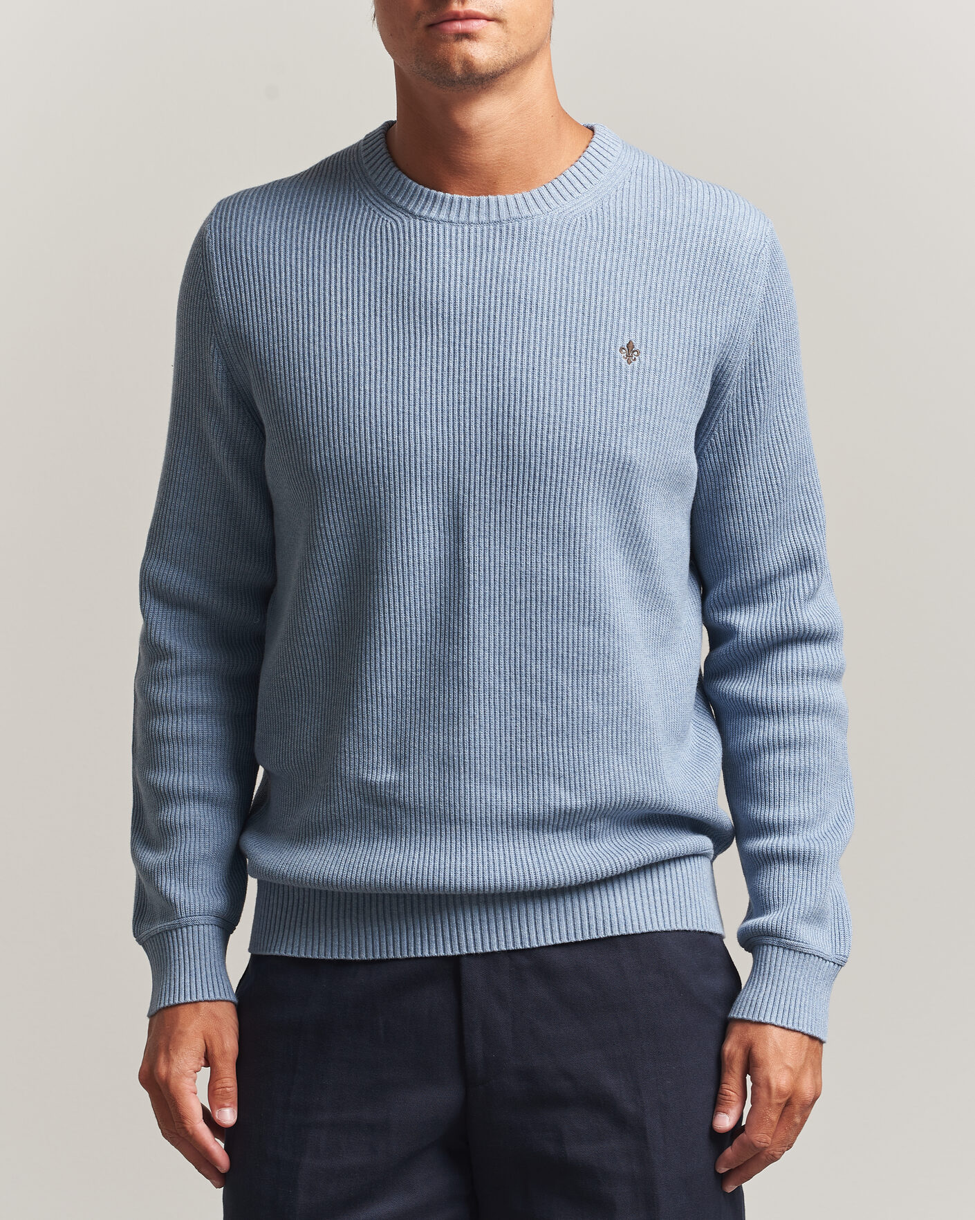 Herre | Gensere | Morris | Colin O-Neck Light Blue
