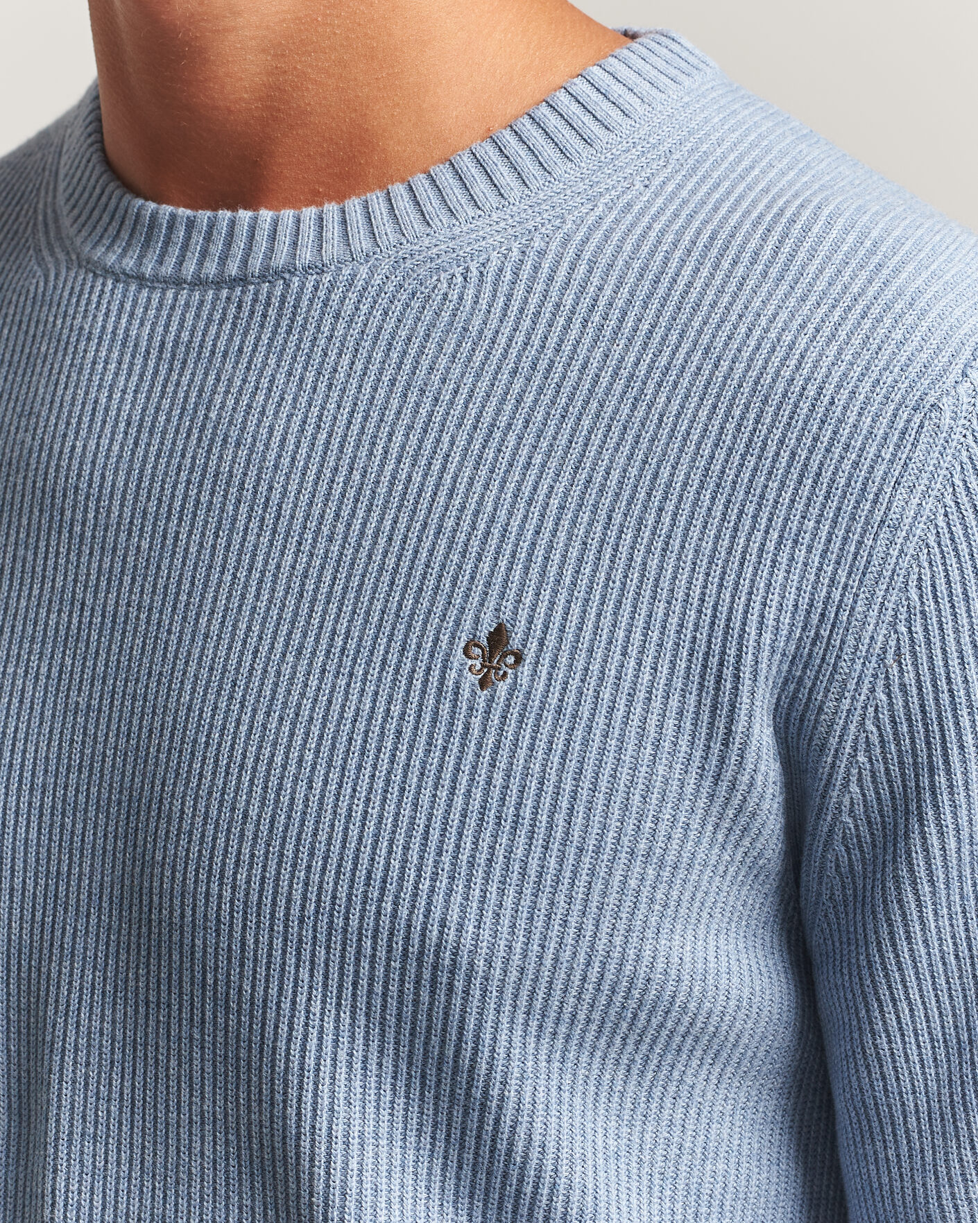 Herre | Gensere | Morris | Colin O-Neck Light Blue