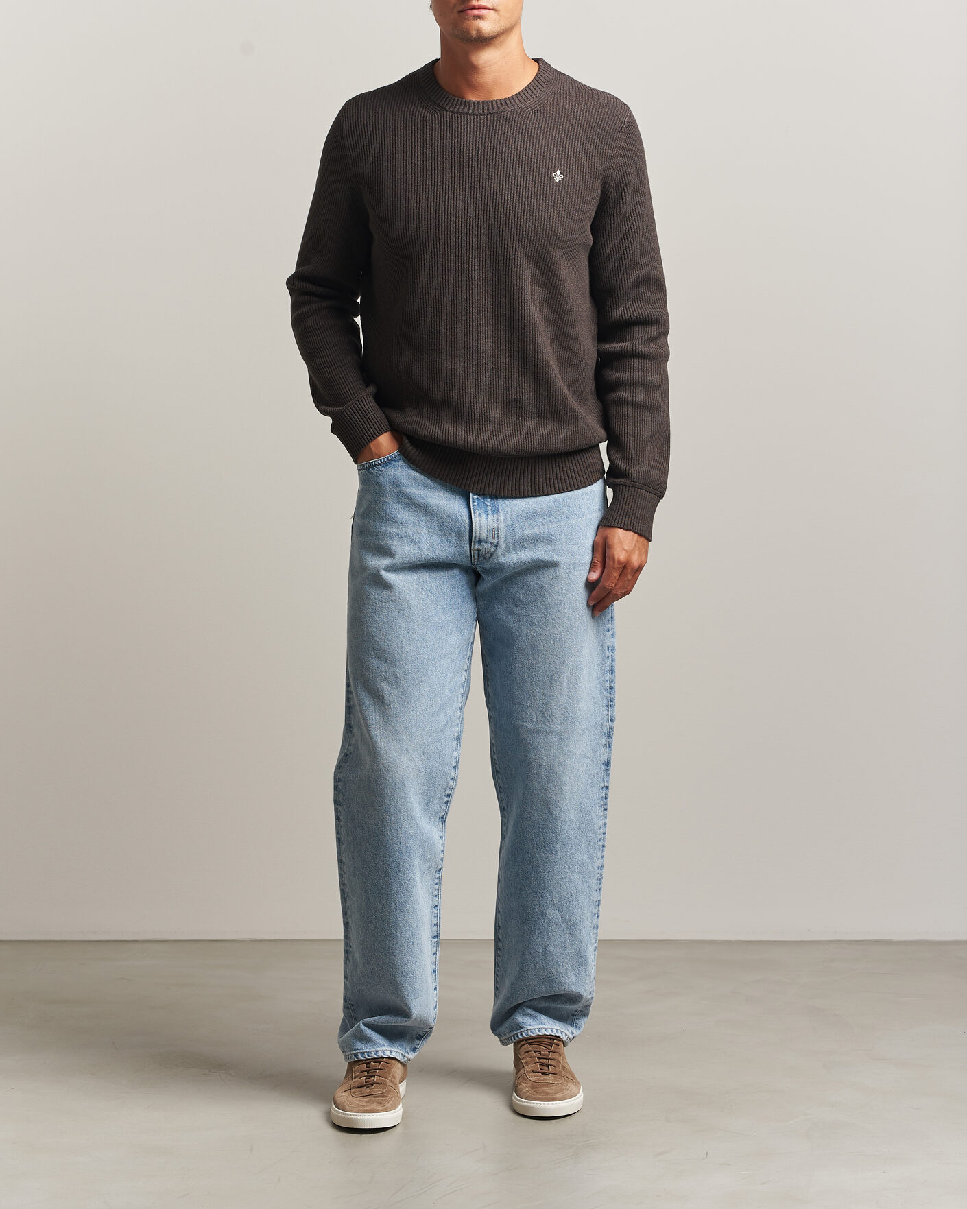 Herre | Gensere | Morris | Colin O-Neck Brown