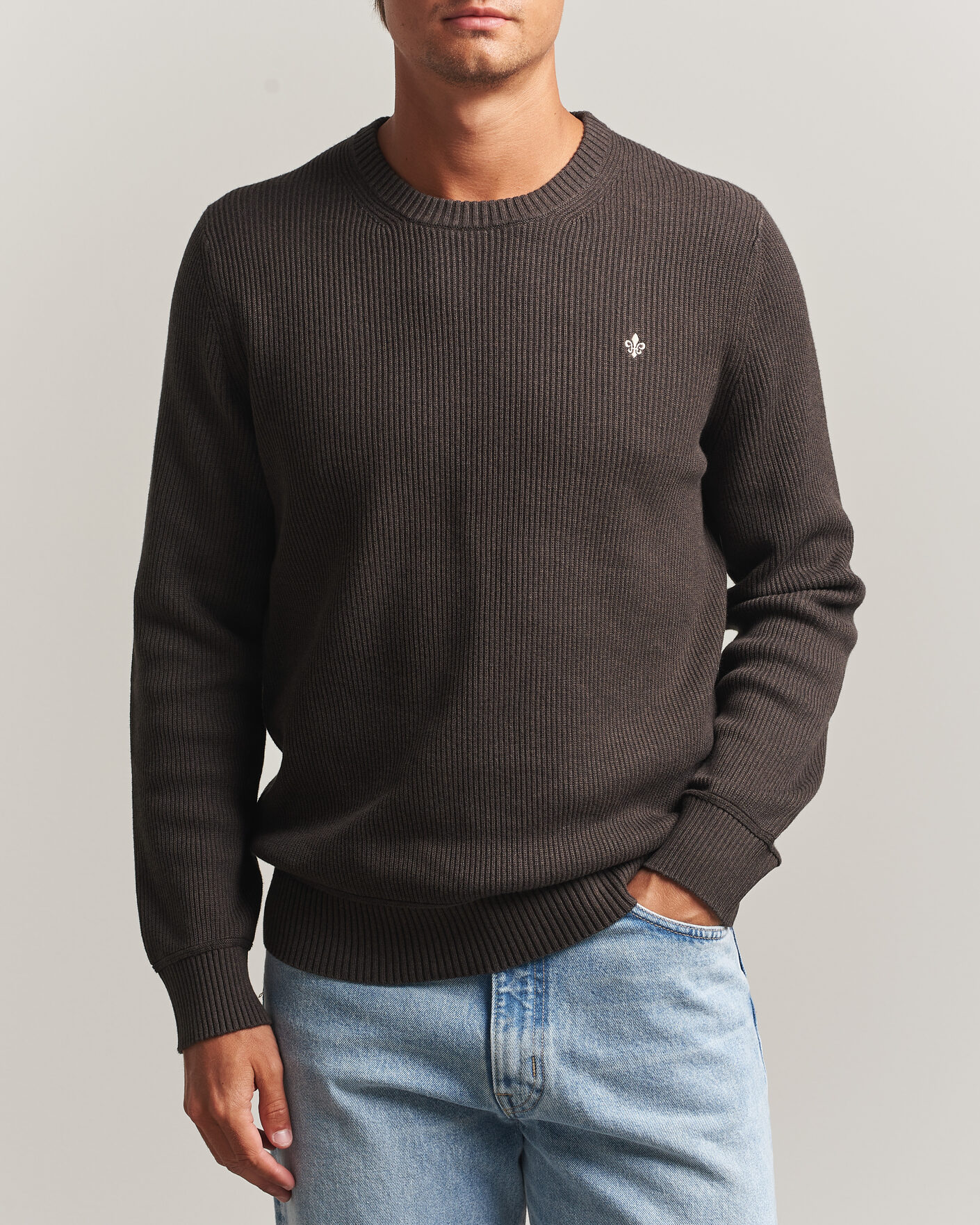 Herre | Gensere | Morris | Colin O-Neck Brown