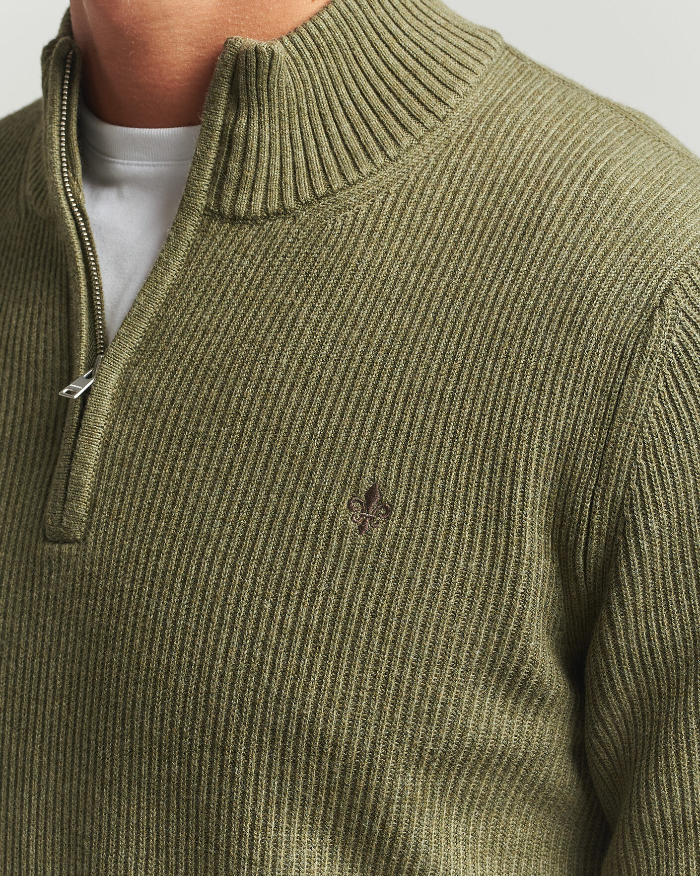 Herre | Gensere | Morris | Colin Half Zip Olive