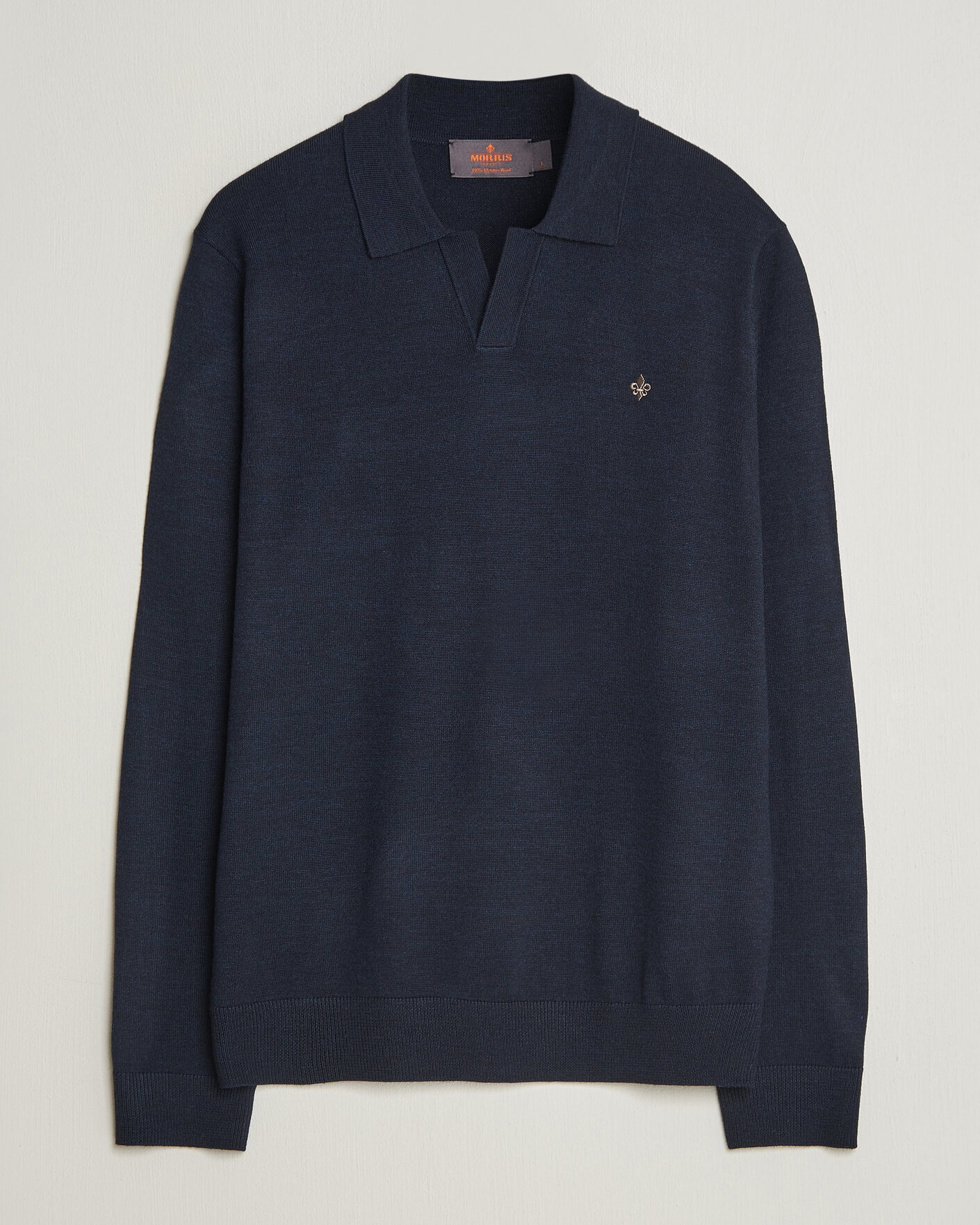 Herre | Gensere | Morris | Merino Resort Polo Navy