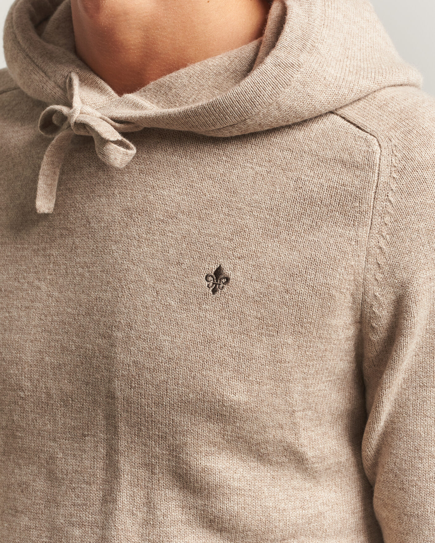 Herre | Gensere | Morris | Hertford Lambswool Hoodie Khaki