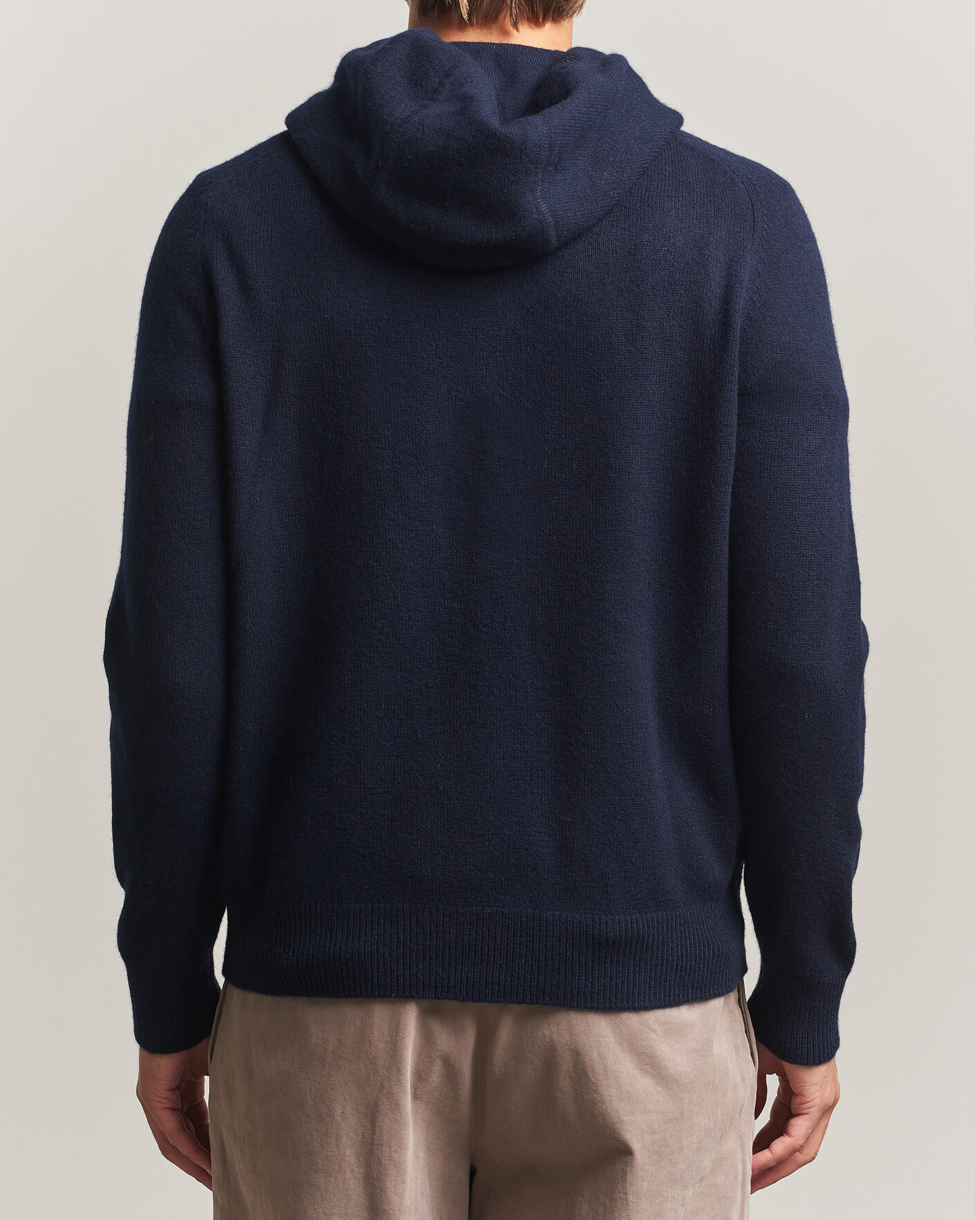 Herre | Gensere | Morris | Hertford Lambswool Hoodie Navy