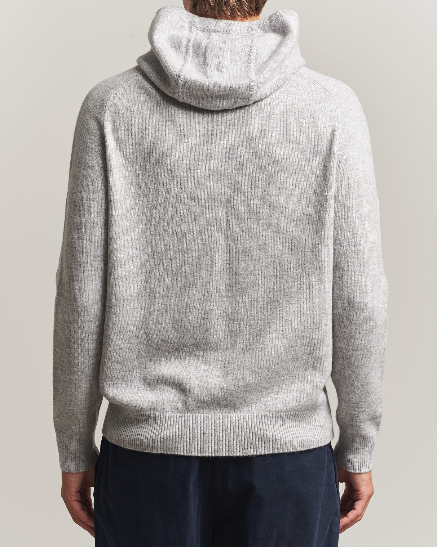 Herre | Gensere | Morris | Hertford Lambswool Hoodie Grey