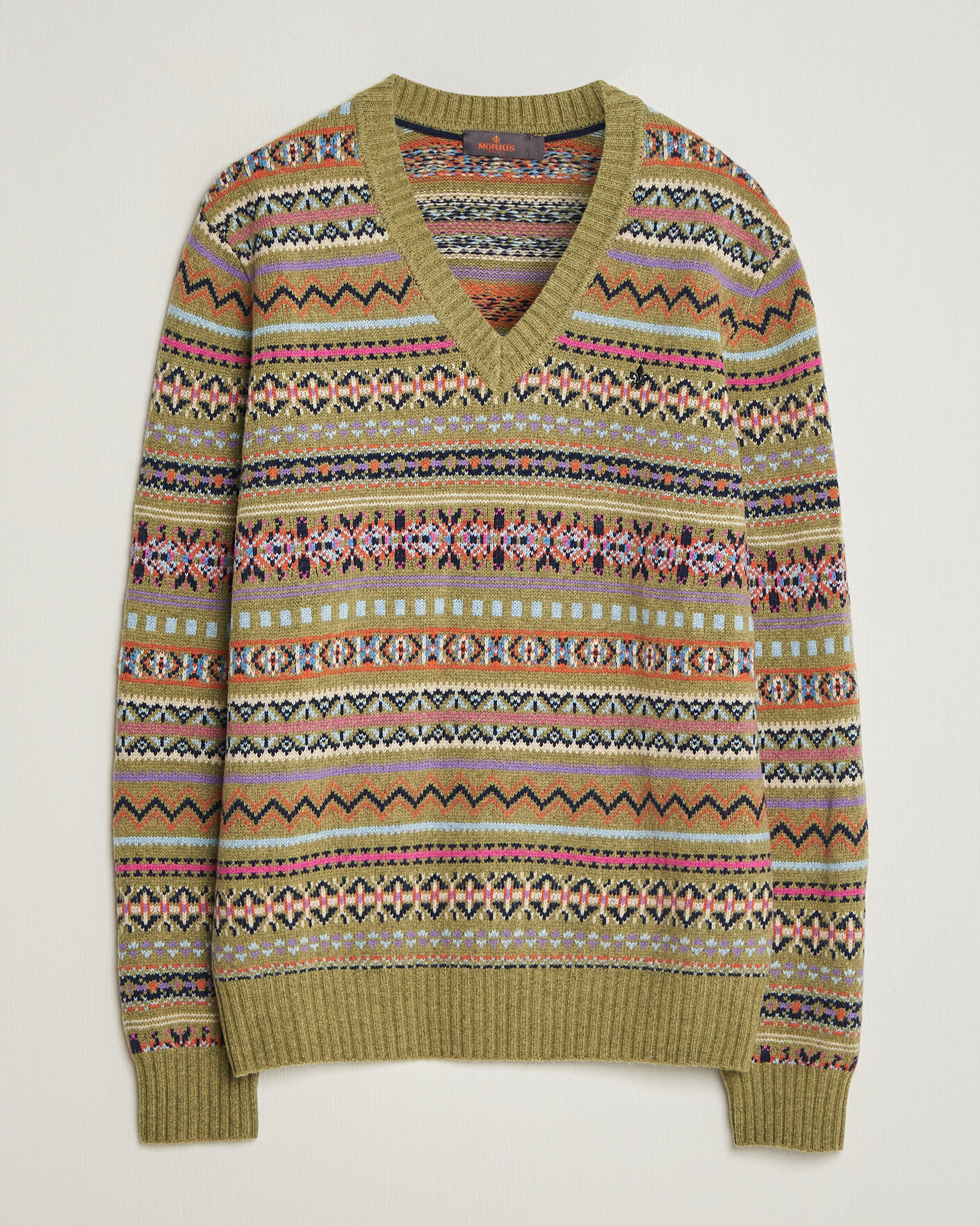 Herre | Gensere | Morris | Tavish V-Neck Olive
