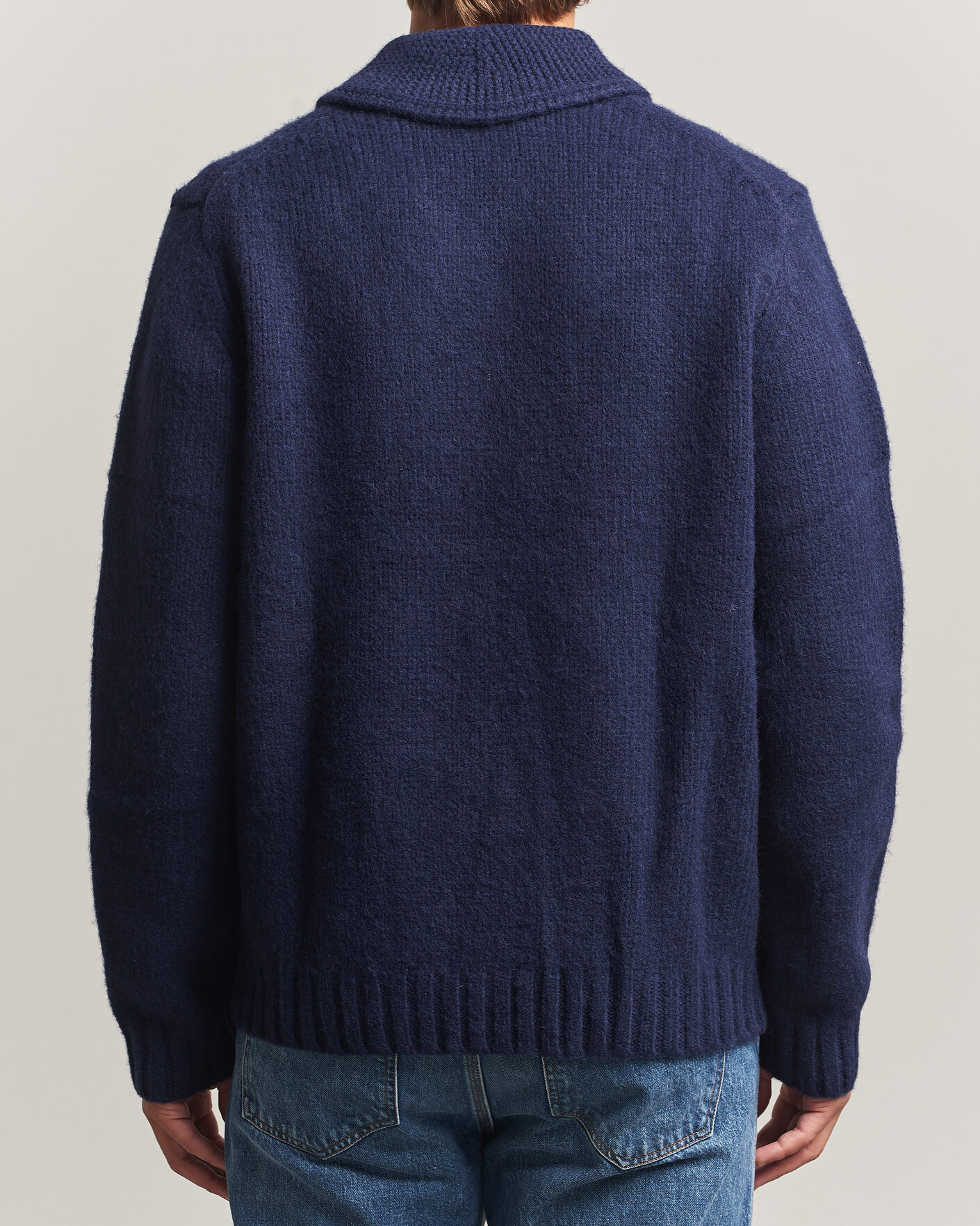 Herre | Gensere | Morris | Boyd Zip Cardigan Navy