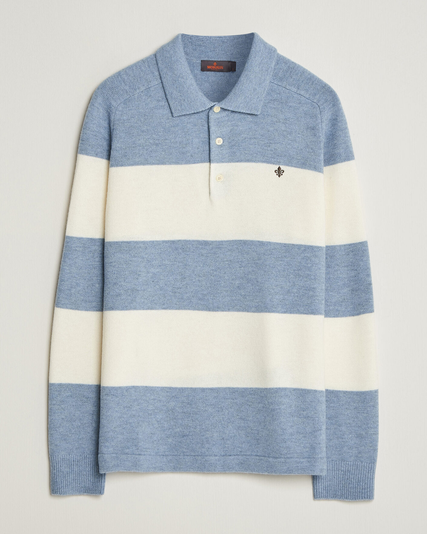 Herre | Gensere | Morris | Hertford Knitted Polo Blue