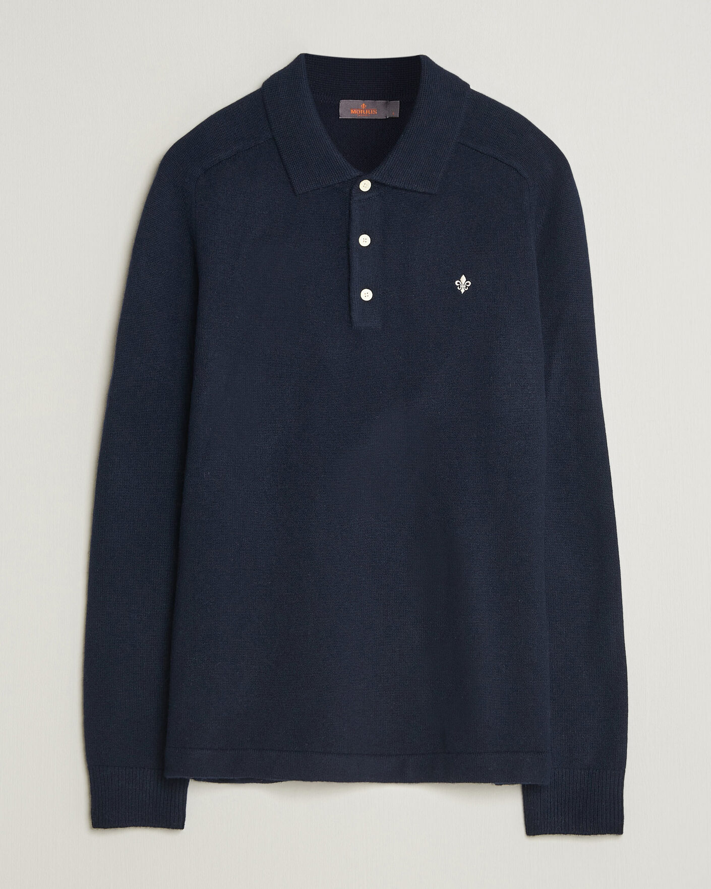 Herre | Gensere | Morris | Hetford Knitted Polo Navy