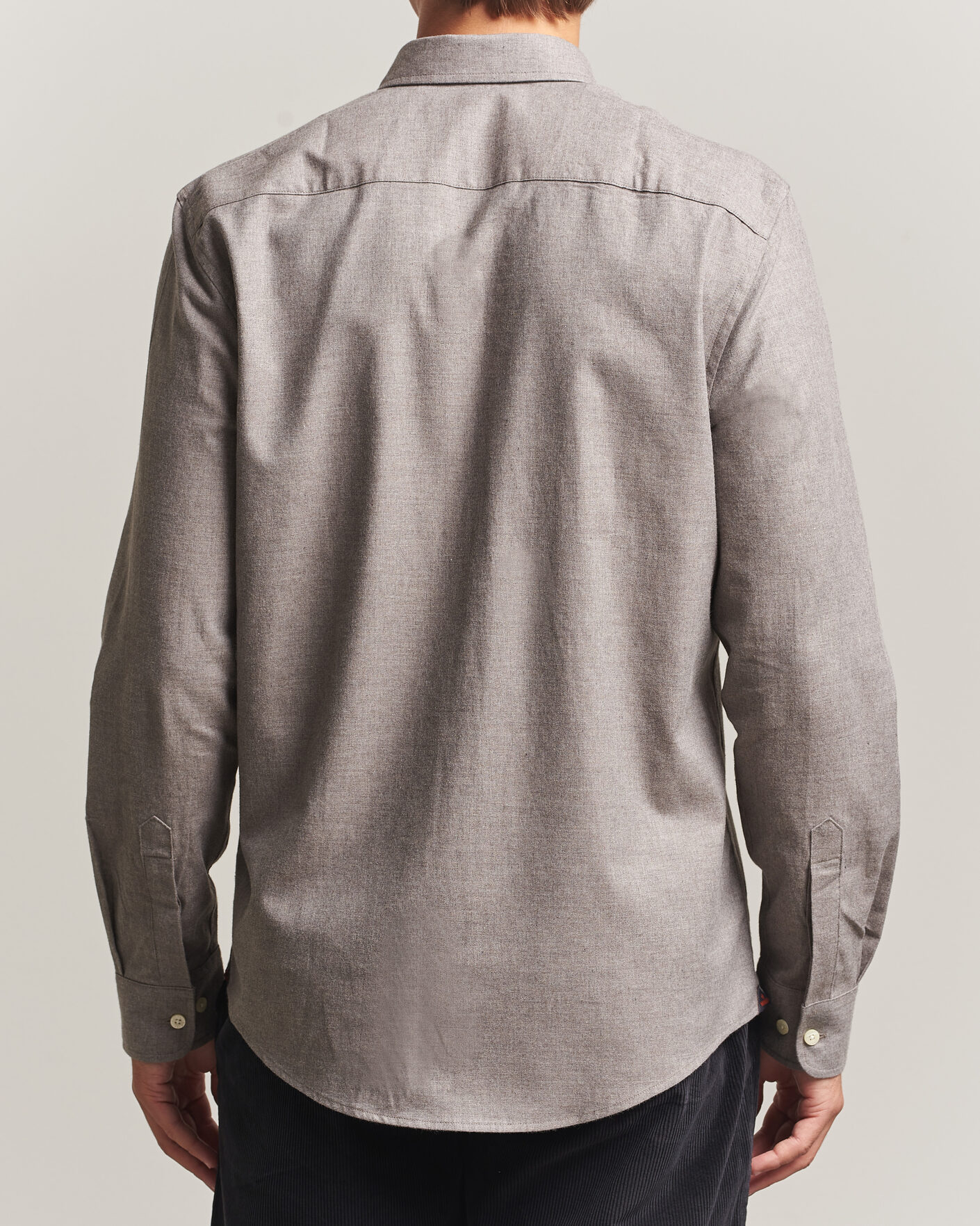 Herre | Skjorter | Morris | Watts Flannel Shirt Grey
