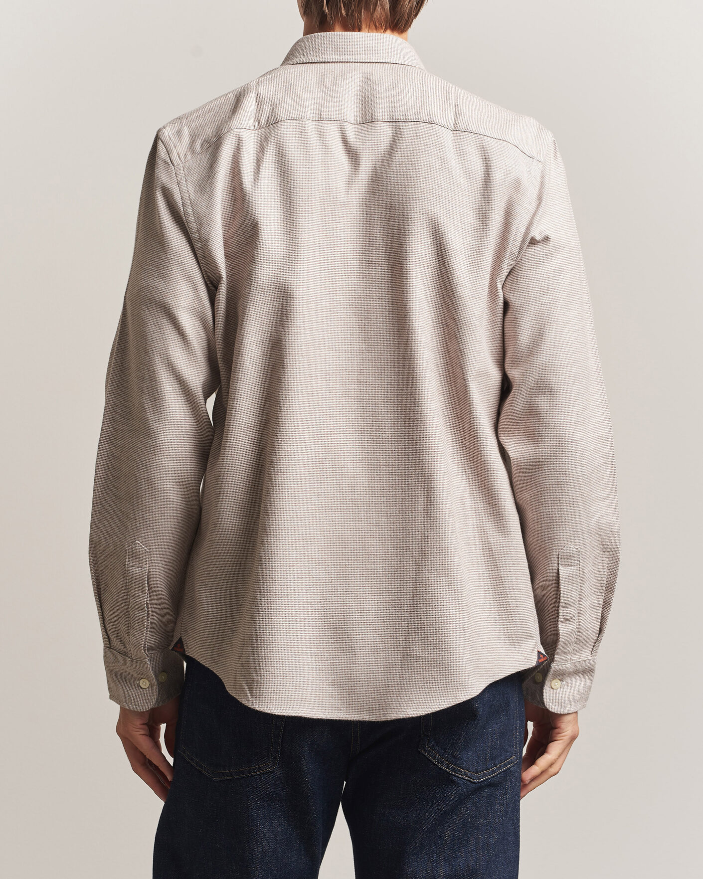 Herre | Skjorter | Morris | Flannel Check Shirt Khaki