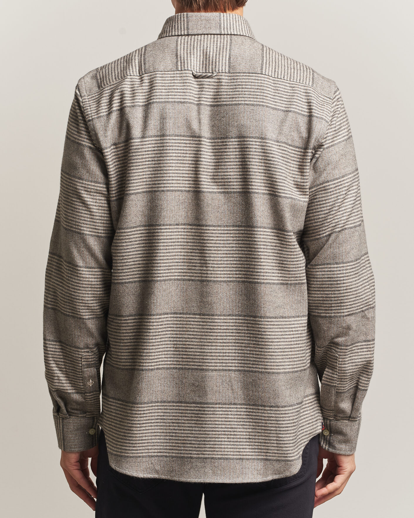 Herre | Skjorter | Morris | Soft Lama Check Shirt Camel