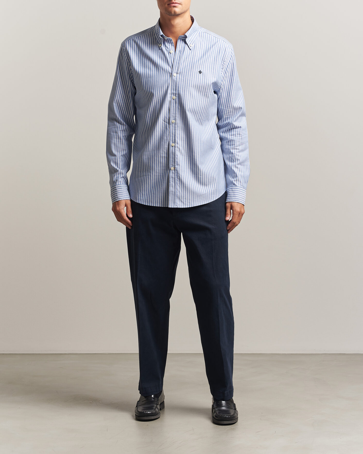 Herre | Skjorter | Morris | Fine Oxford Shirt Blue