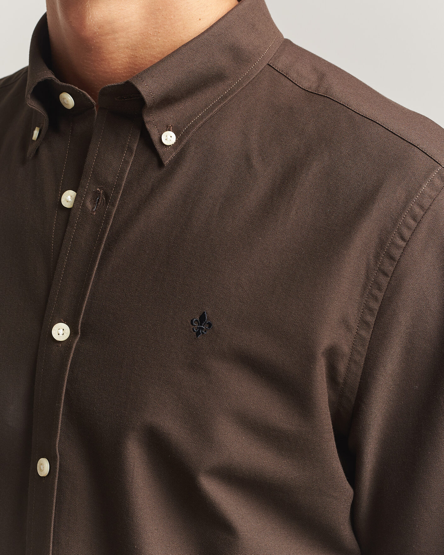 Herre | Skjorter | Morris | Douglas Oxford Shirt Brown