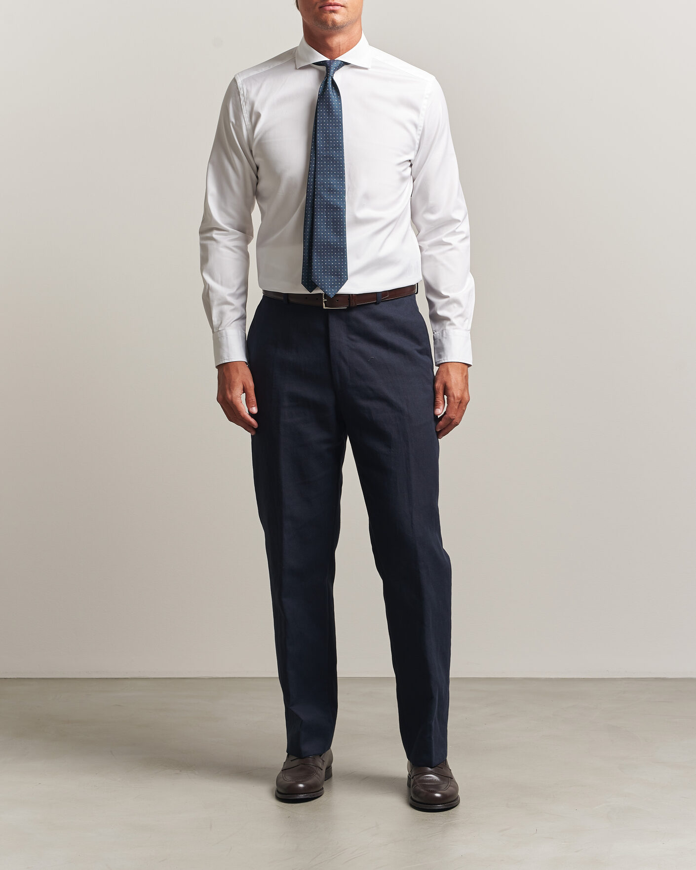 Herre | Skjorter | Morris | Twill Shirt White
