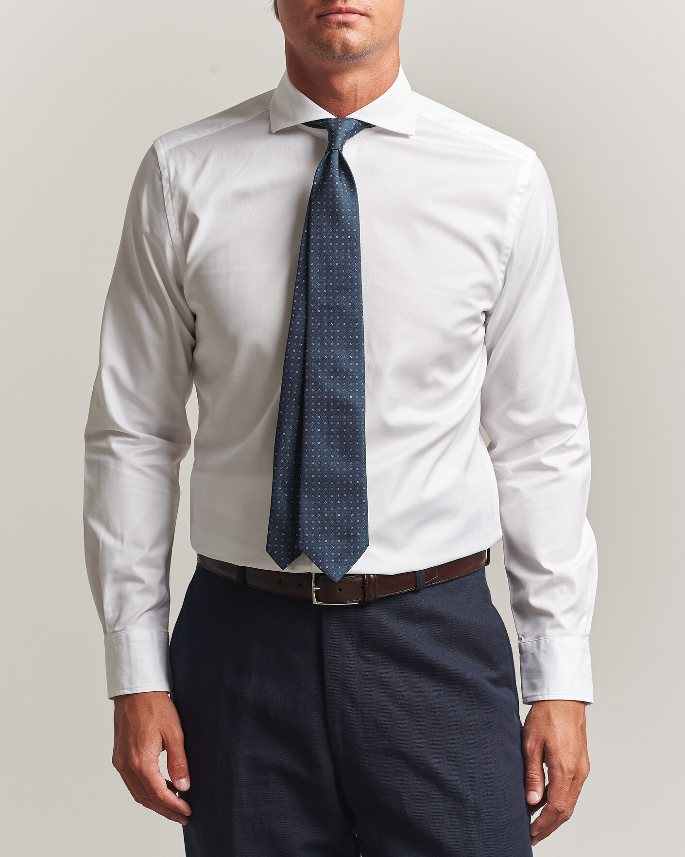 Herre | Skjorter | Morris | Twill Shirt White
