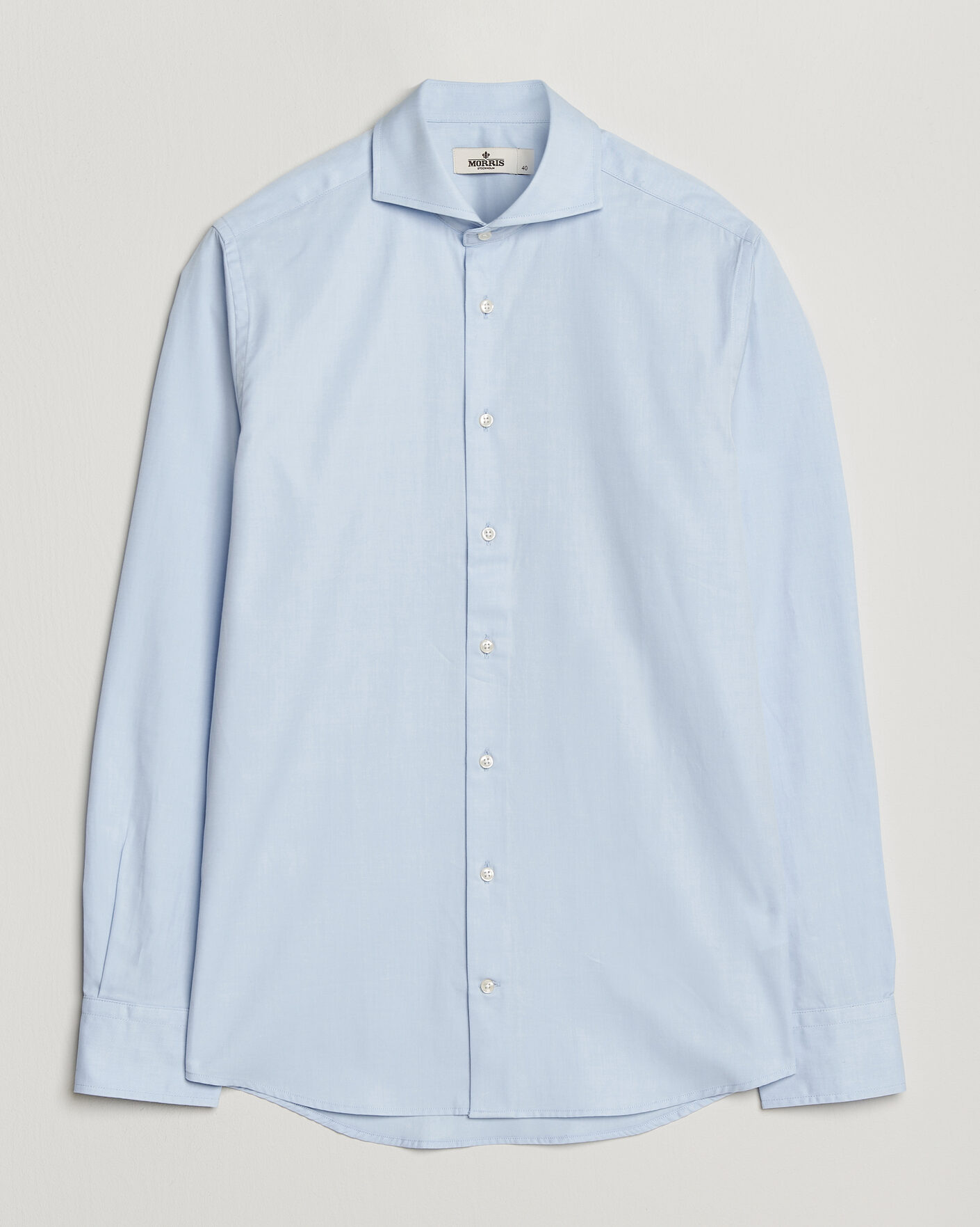 Herre | Skjorter | Morris | Twill Shirt Light Blue