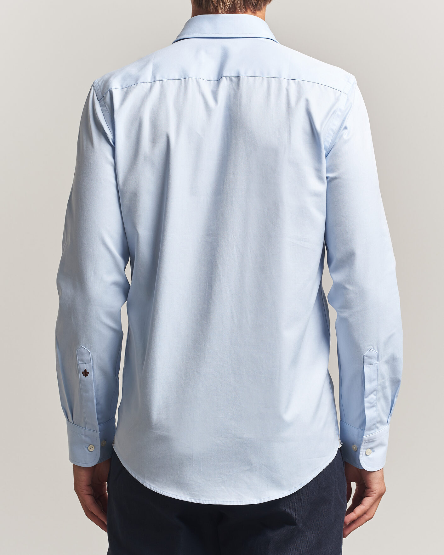 Herre | Skjorter | Morris | Twill Shirt Light Blue
