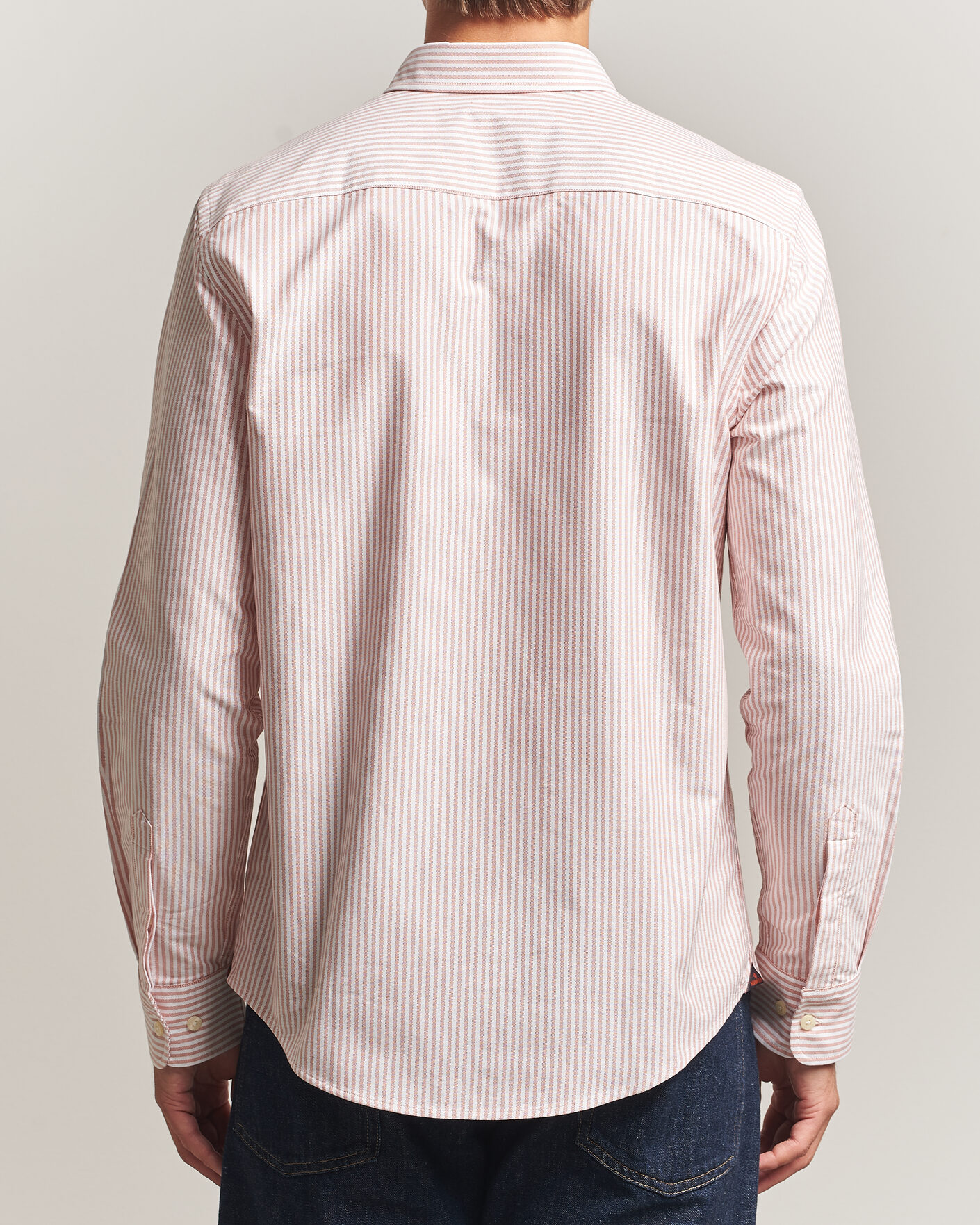 Herre | Skjorter | Morris | Douglas Oxford Stripe Shirt Orange